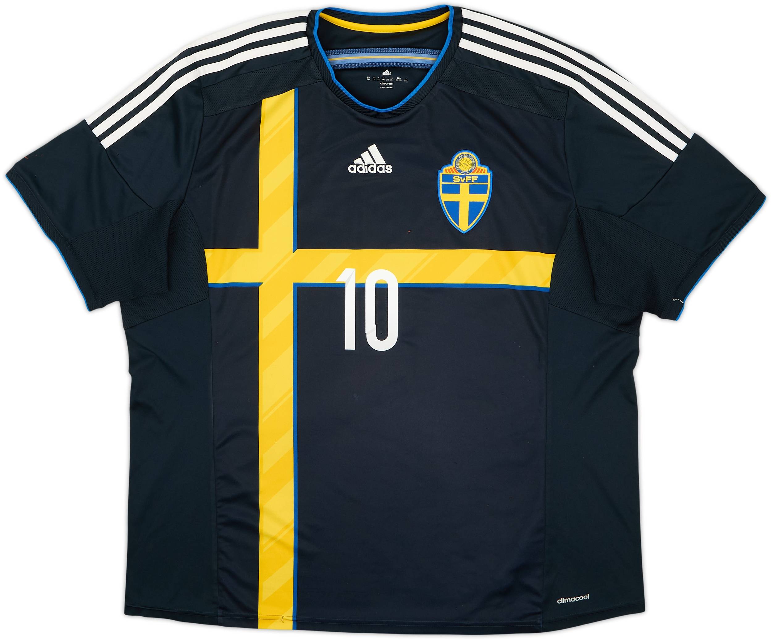 2014-16 Sweden Away Shirt Ibrahimovic #10 - 8/10 - (XXL)