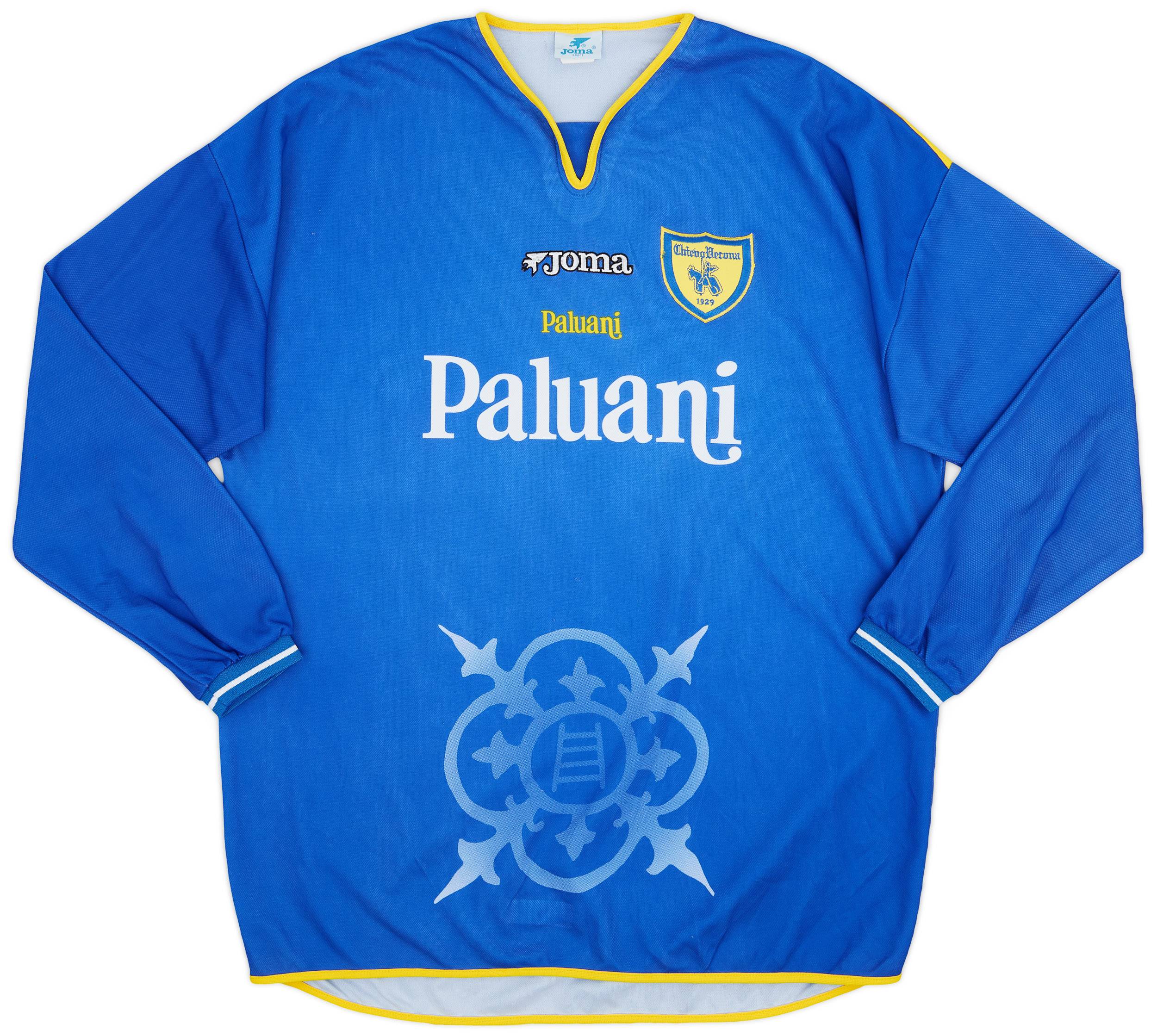 2001-02 Chievo Verona Away L/S Shirt - 8/10 - (XL)
