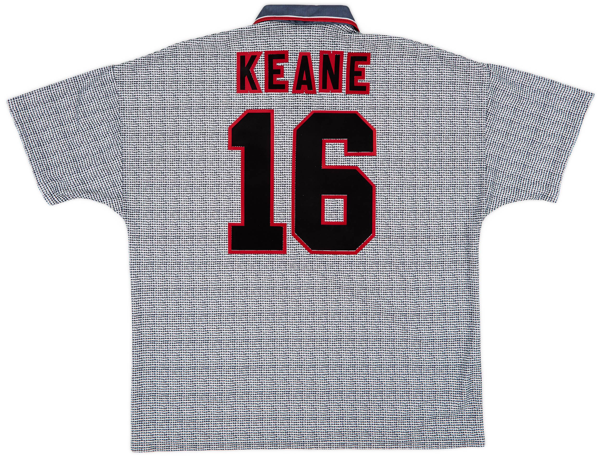 1995-96 Manchester United Away Shirt Keane #16 - 7/10 - (XXL)