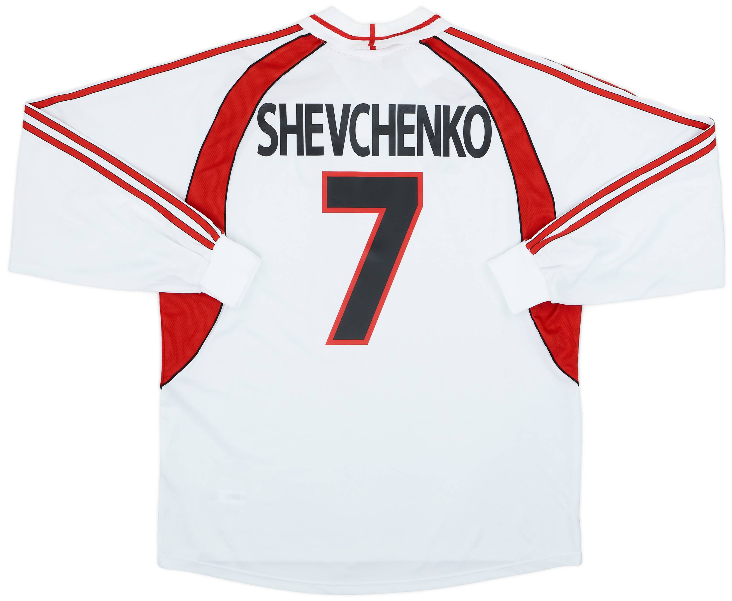 2000-02 AC Milan Away L/S Shirt Shevchenko #7 (XL)