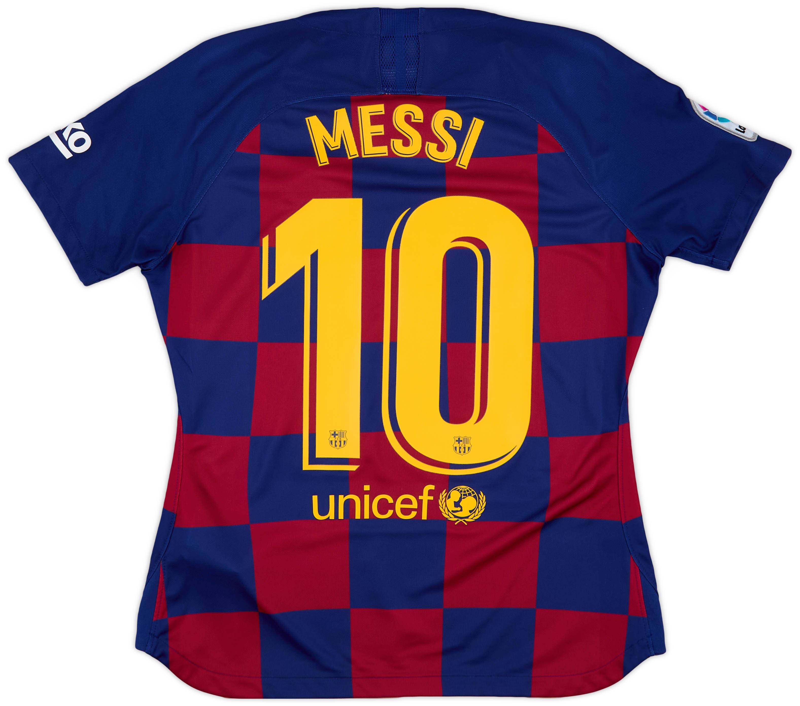 2019 20 Barcelona Home Shirt Messi 10 8 10 Women s L