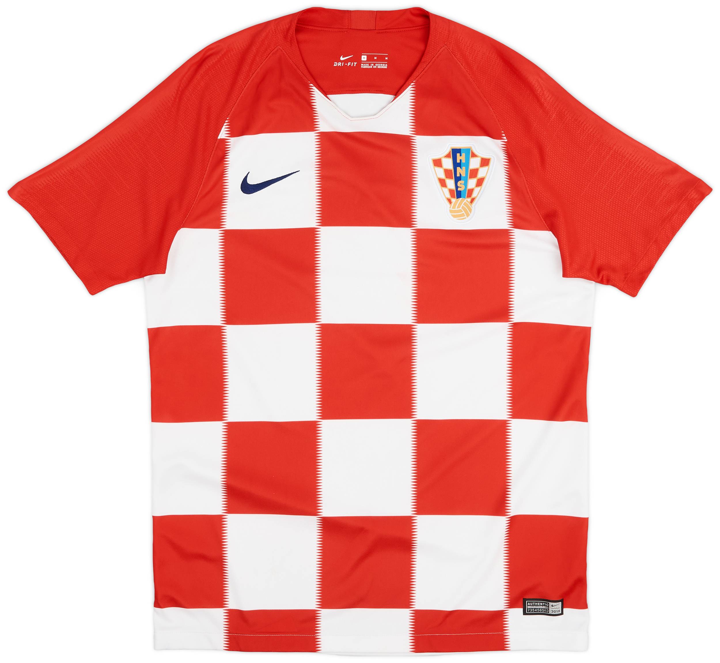 2018-19 Croatia Home Shirt - 7/10 - (M)