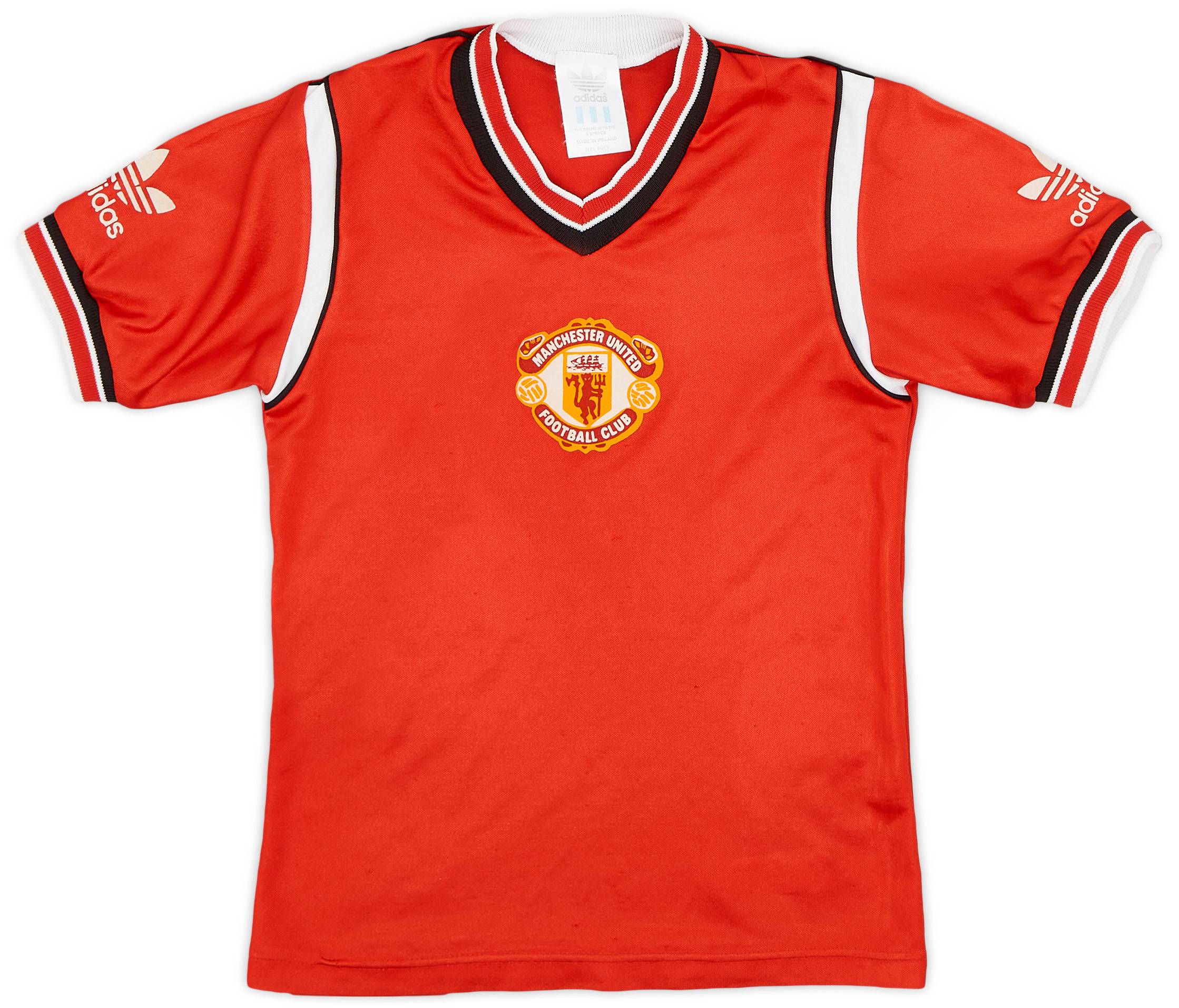 1984-86 Manchester United Home Shirt - 7/10 - (2-3 Years)