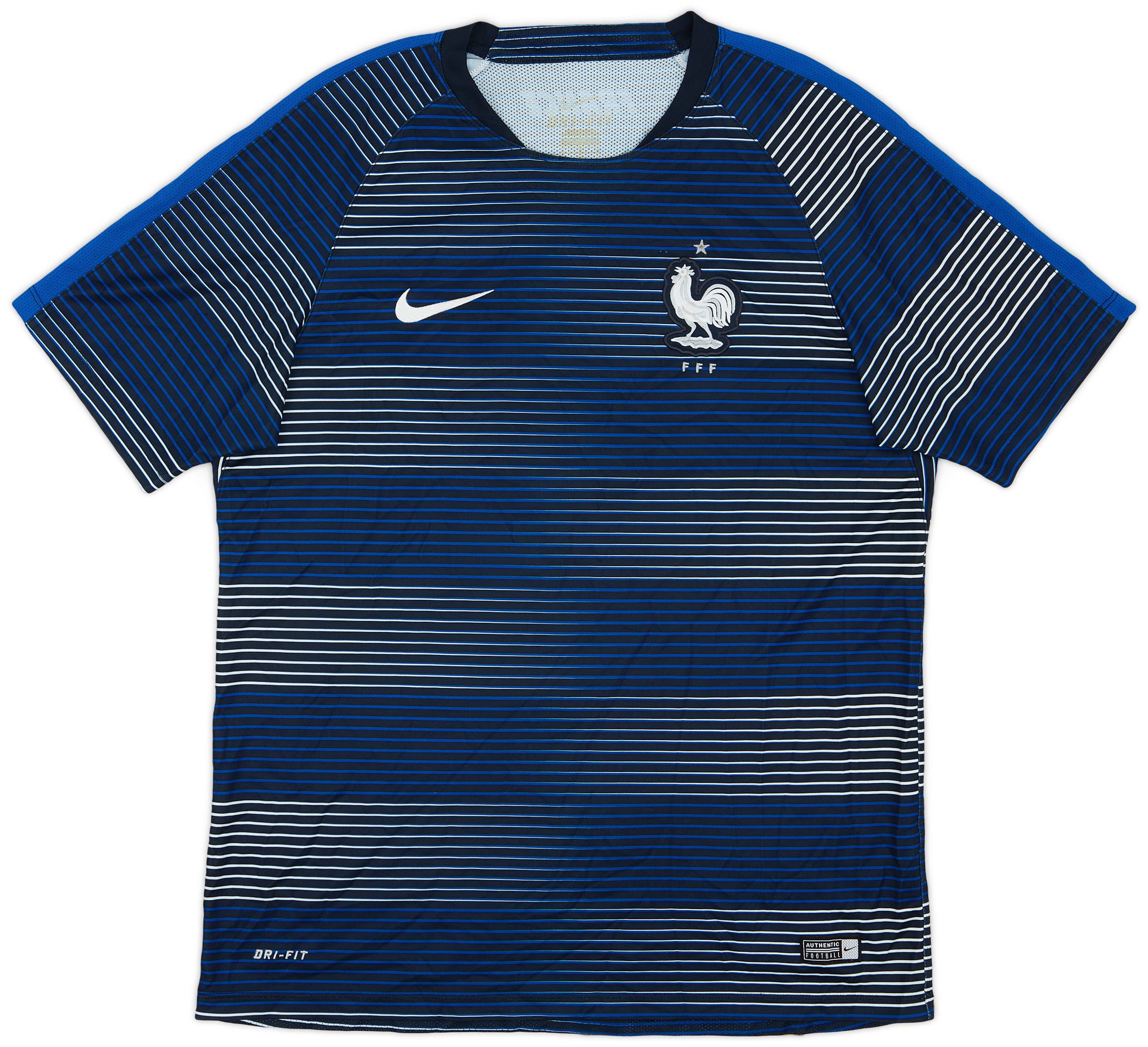 2016-17 France Nike Training Shirt - 8/10 - (M)