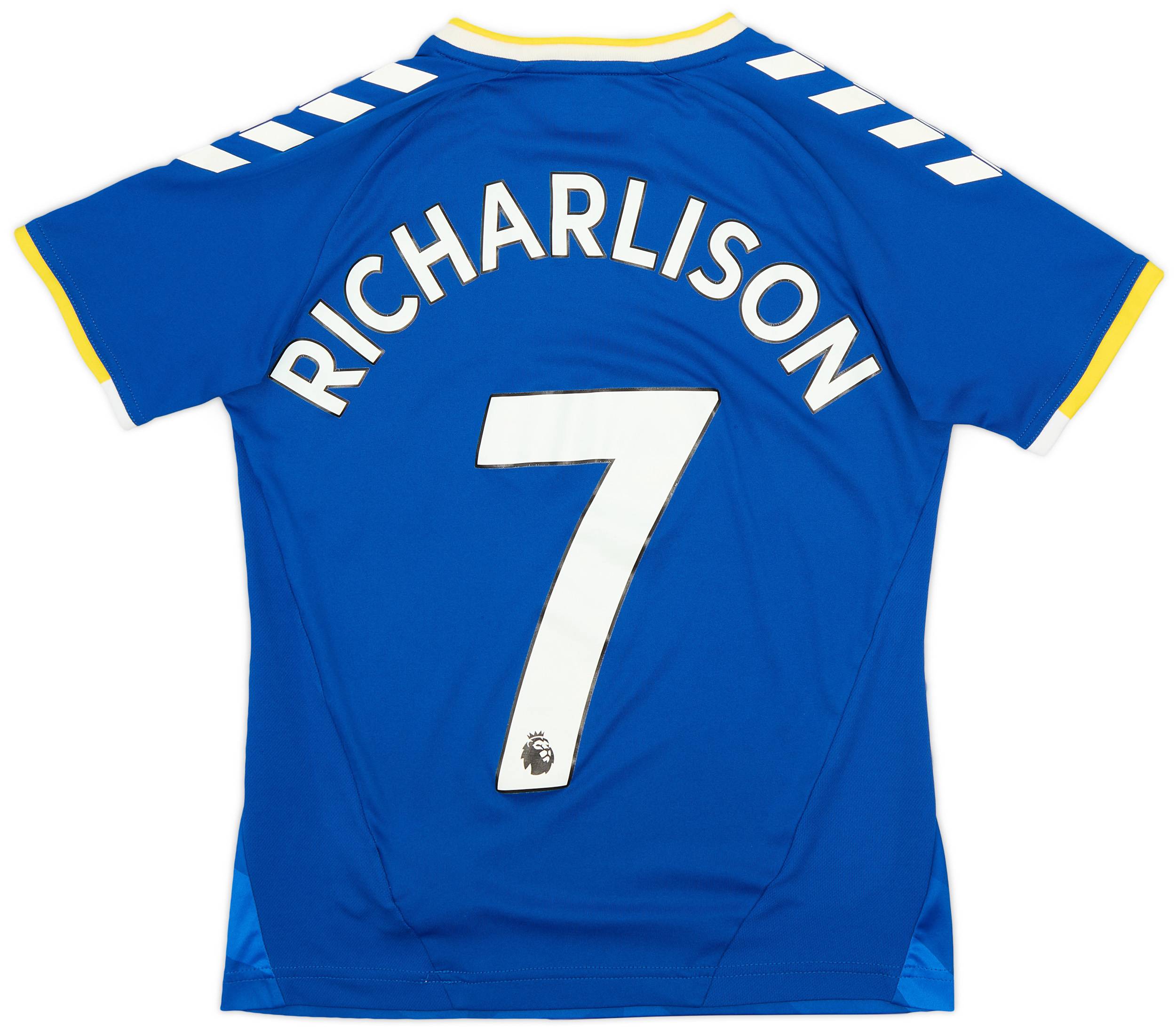2021-22 Everton Home Shirt Richarlison #7 - 8/10 - (XL.Boys)