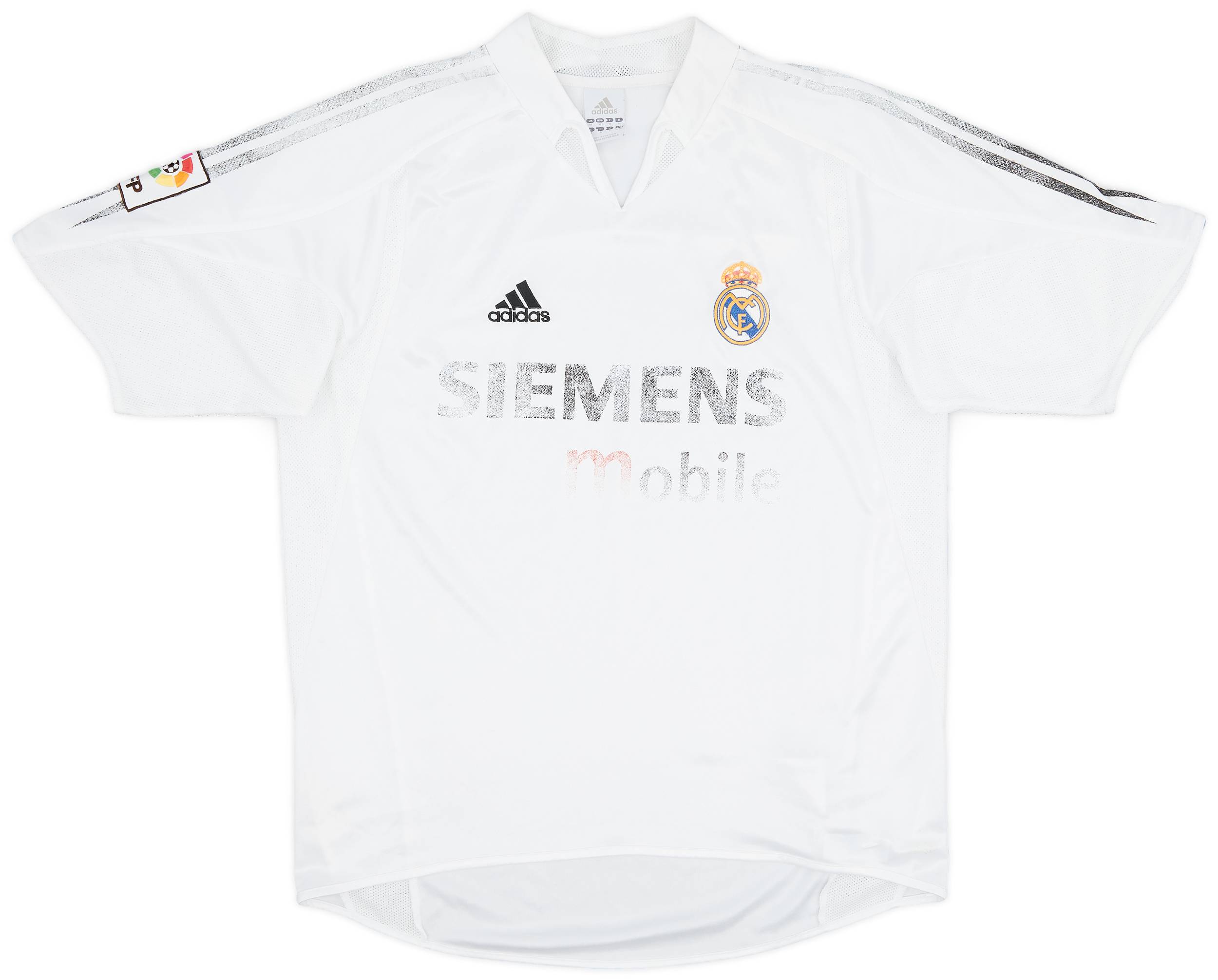 2004-05 Real Madrid Home Shirt - 3/10 - (M)