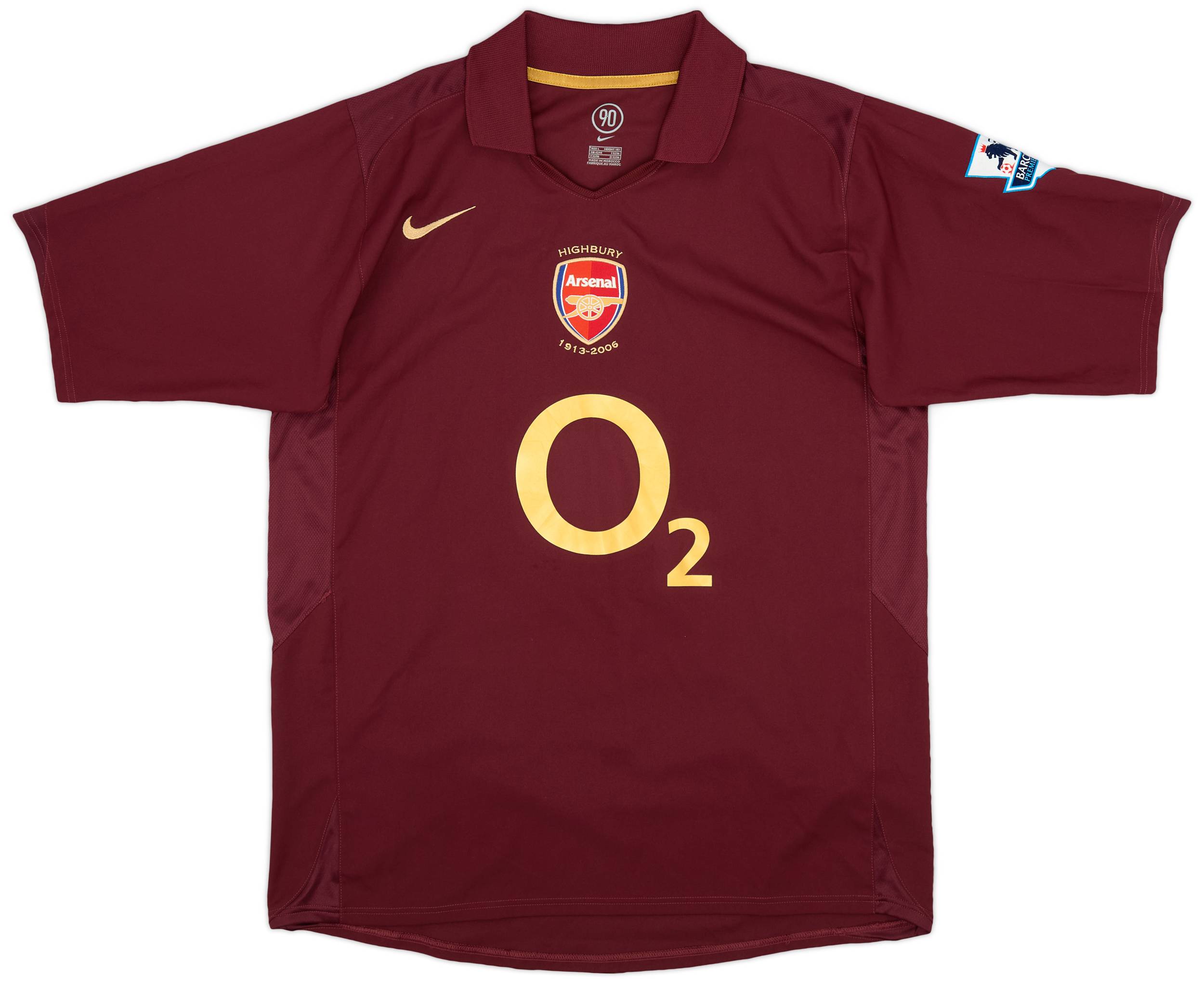 2005-06 Arsenal Home Shirt Henry #14 - 8/10 - (L)