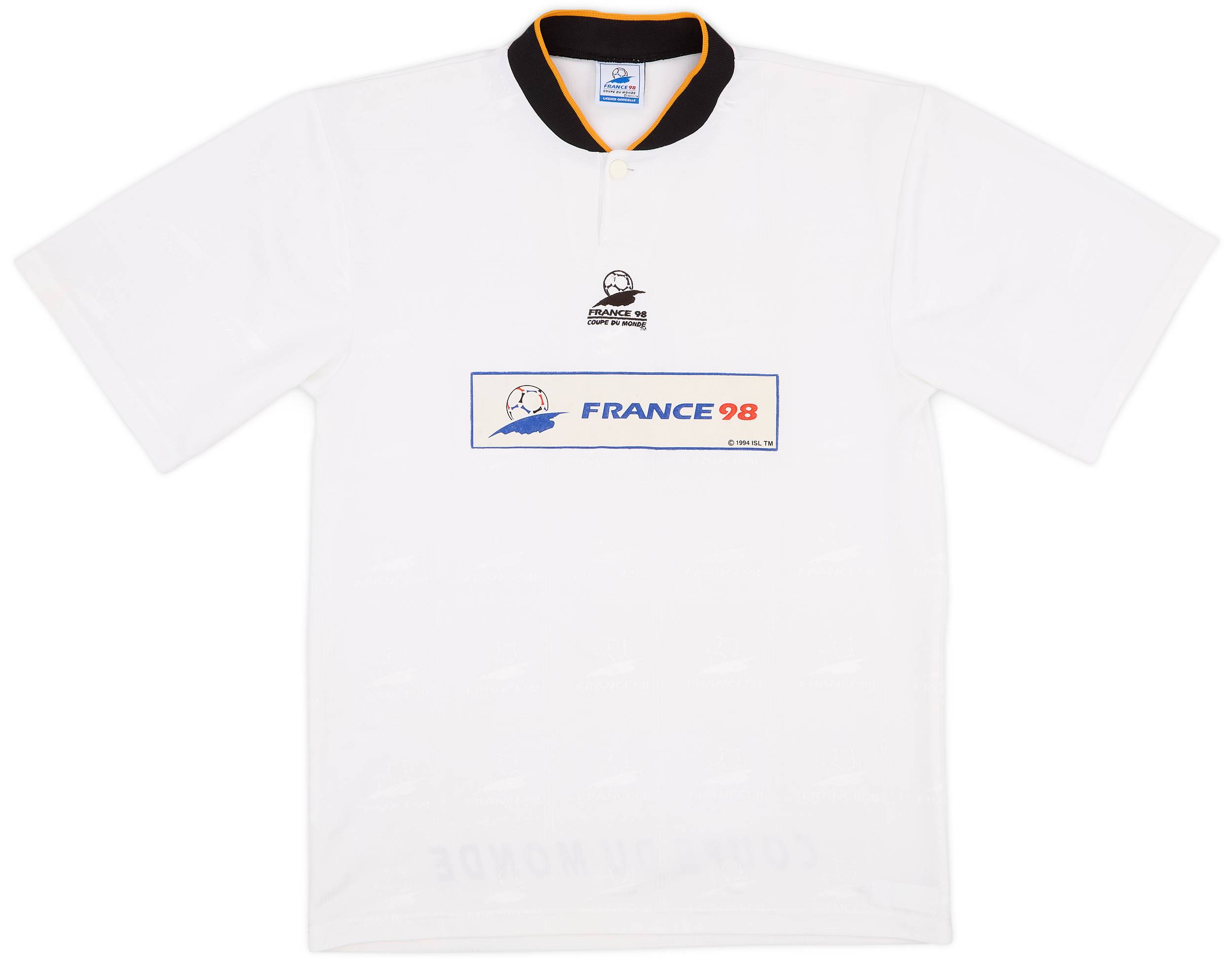 1998 France 98 'Coupe du Monde' Training Shirt - 8/10 - (M)