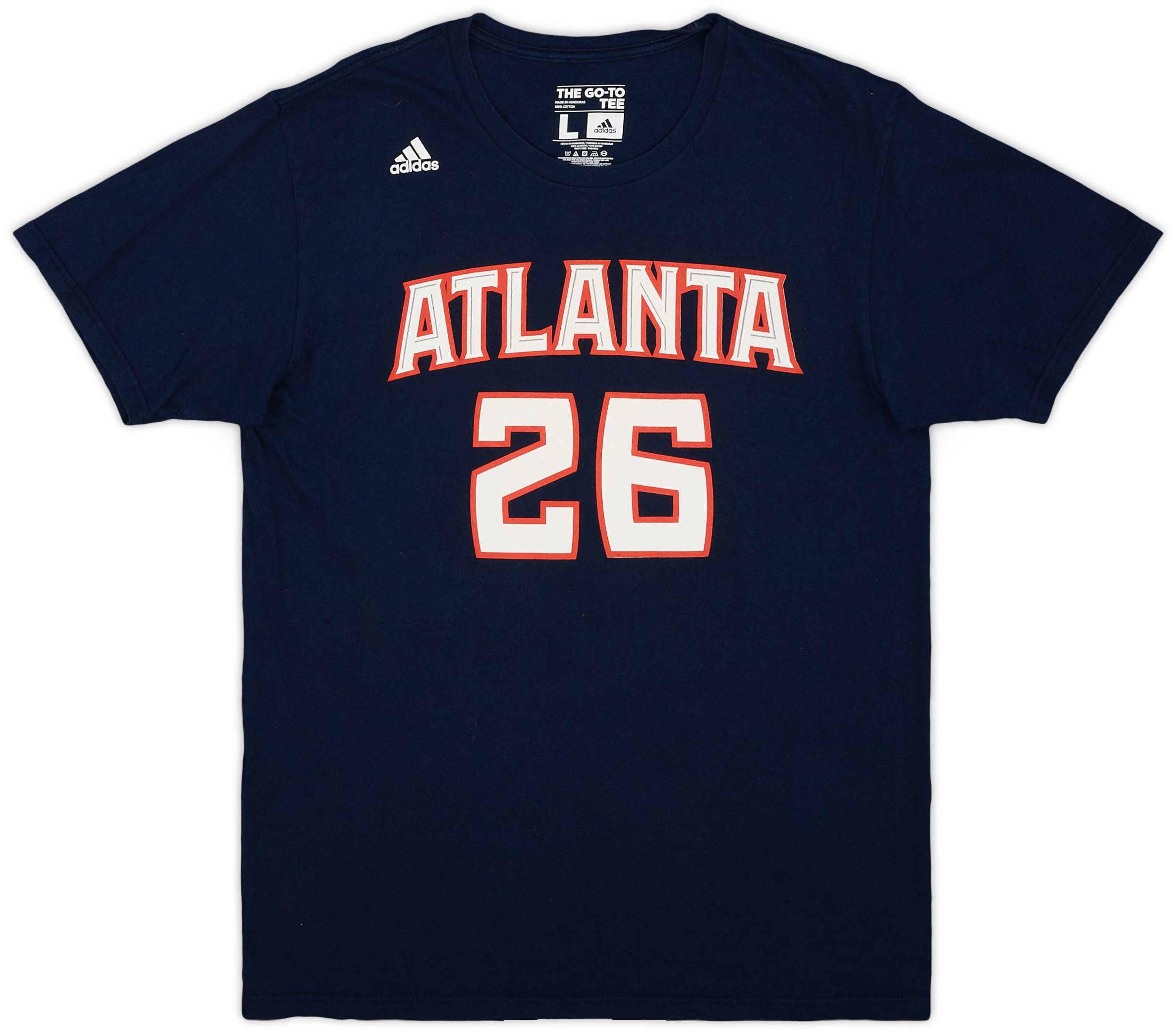 2012-15 Atlanta Hawks Korver #26 adidas Tee - 8/10 - (L)