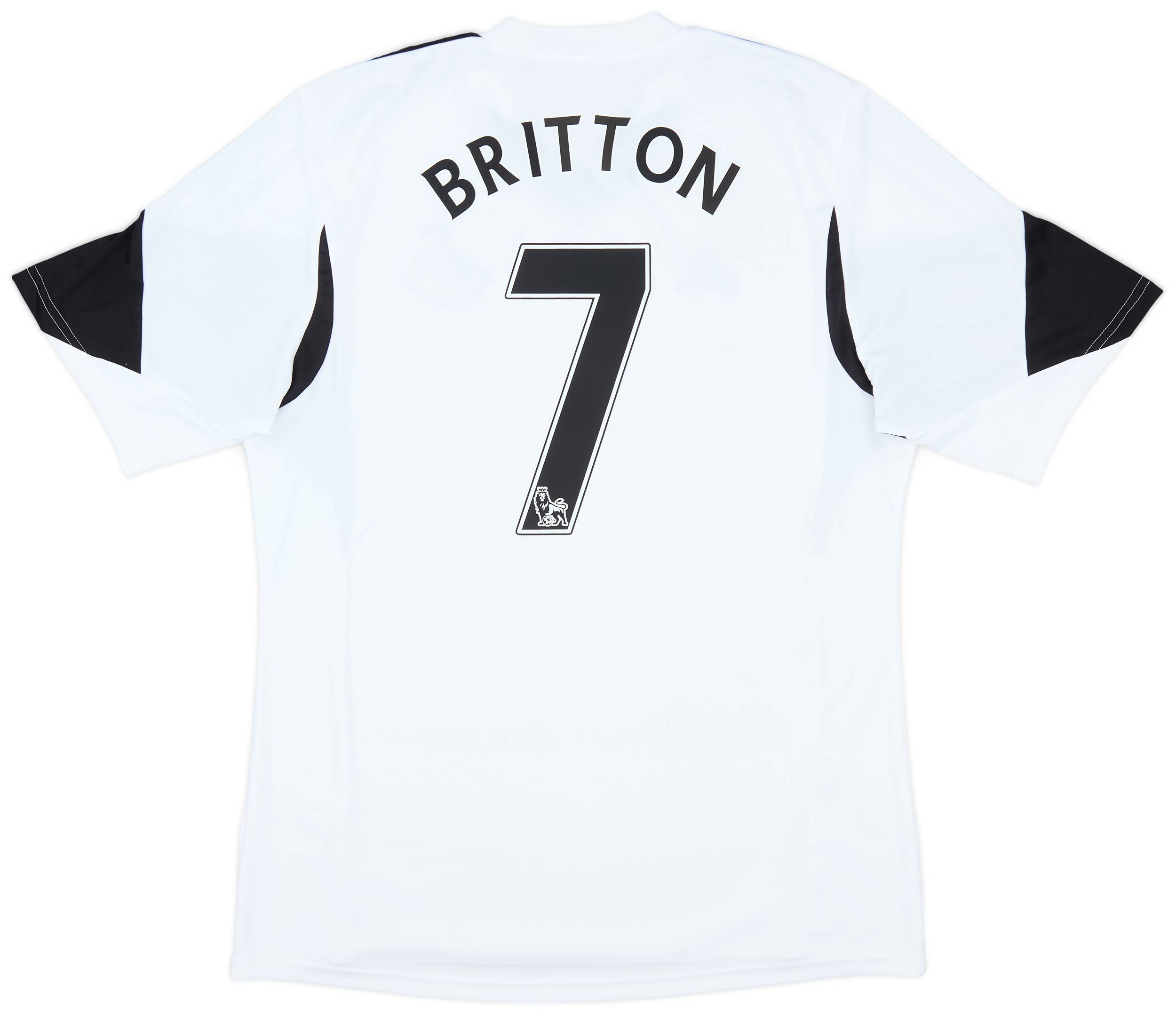 2013-14 Swansea Home Shirt Britton #7 - 8/10 - (L)