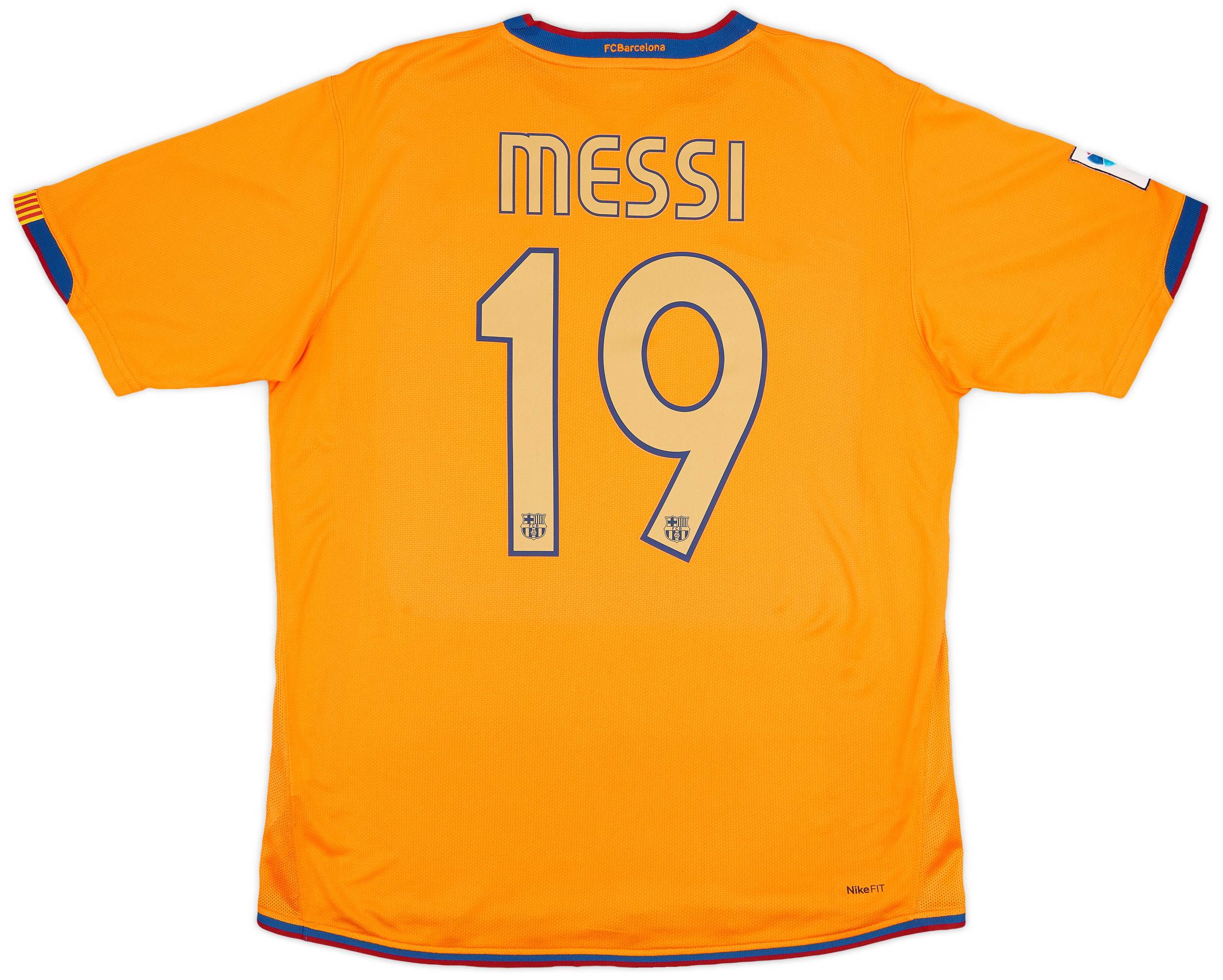 2006-08 Barcelona Away Shirt Messi #19 - 9/10 - (L)
