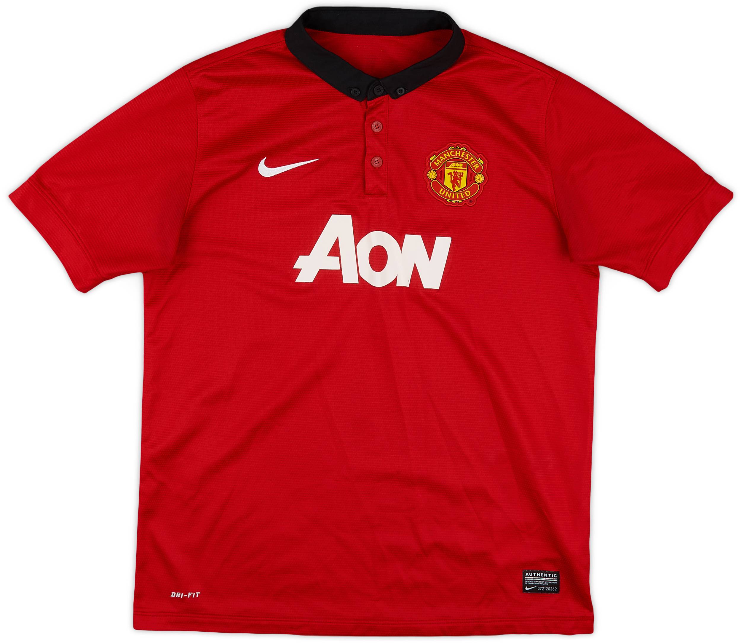 2013-14 Manchester United Home Shirt - 9/10 - (XL.Boys)