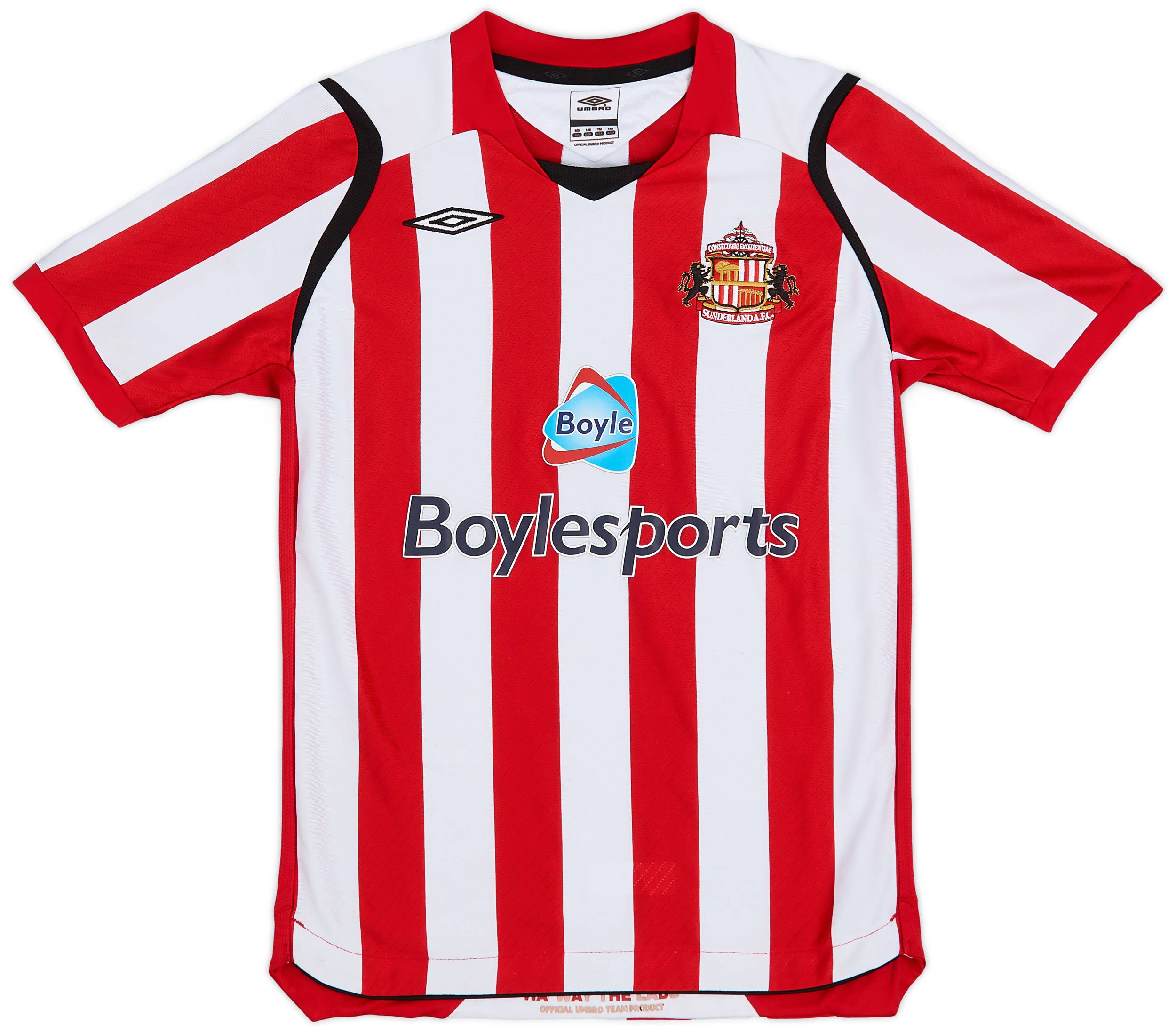 2008-09 Sunderland Home Shirt - 6/10 - (M.Boys)