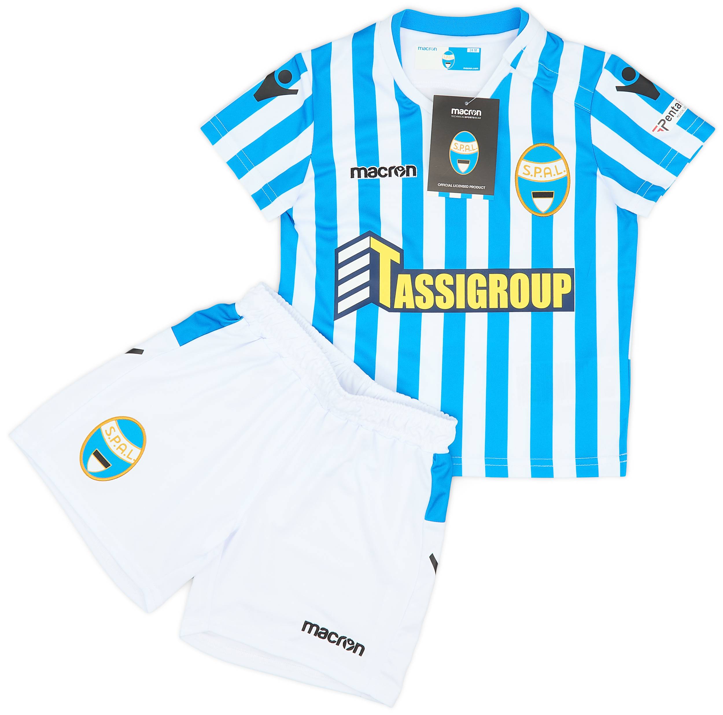 2018-19 SPAL Home Shirt & Shorts Kit (BABY)