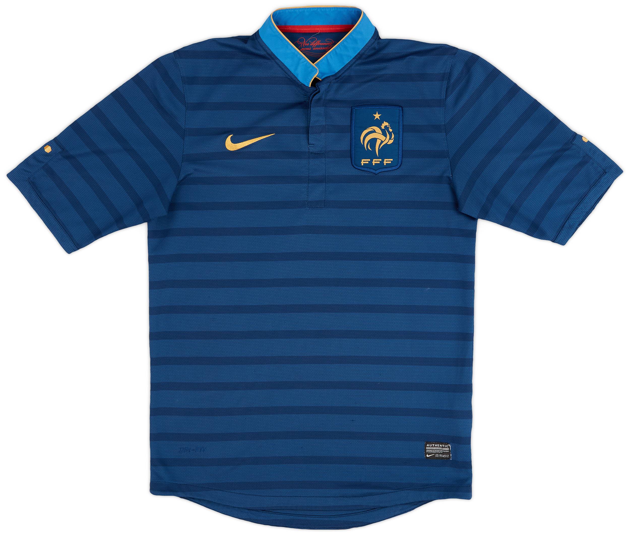 2012-13 France Home Shirt - 8/10 - (S)