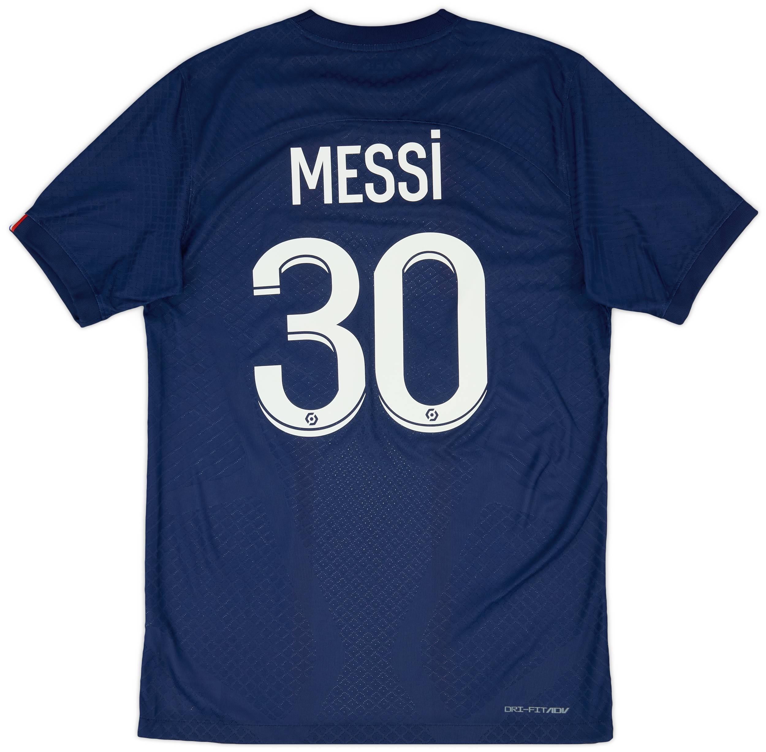 2022-23 Paris Saint-Germain Authentic Home Shirt Messi #30 - 8/10 - (S)