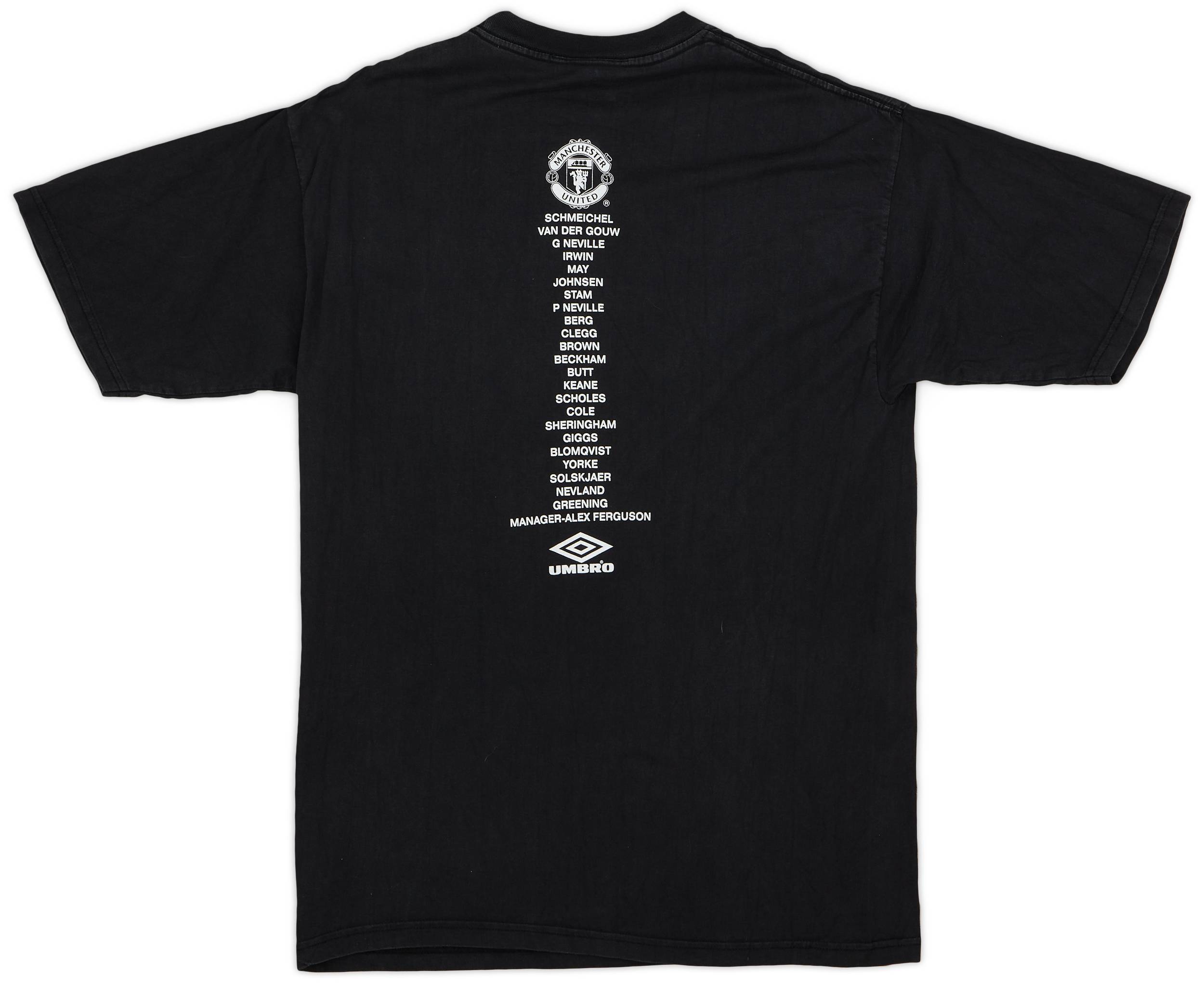 【大注目】 1999-00 Manchester 8 - Tee Graphic Treble' 'The Umbro United ウェア