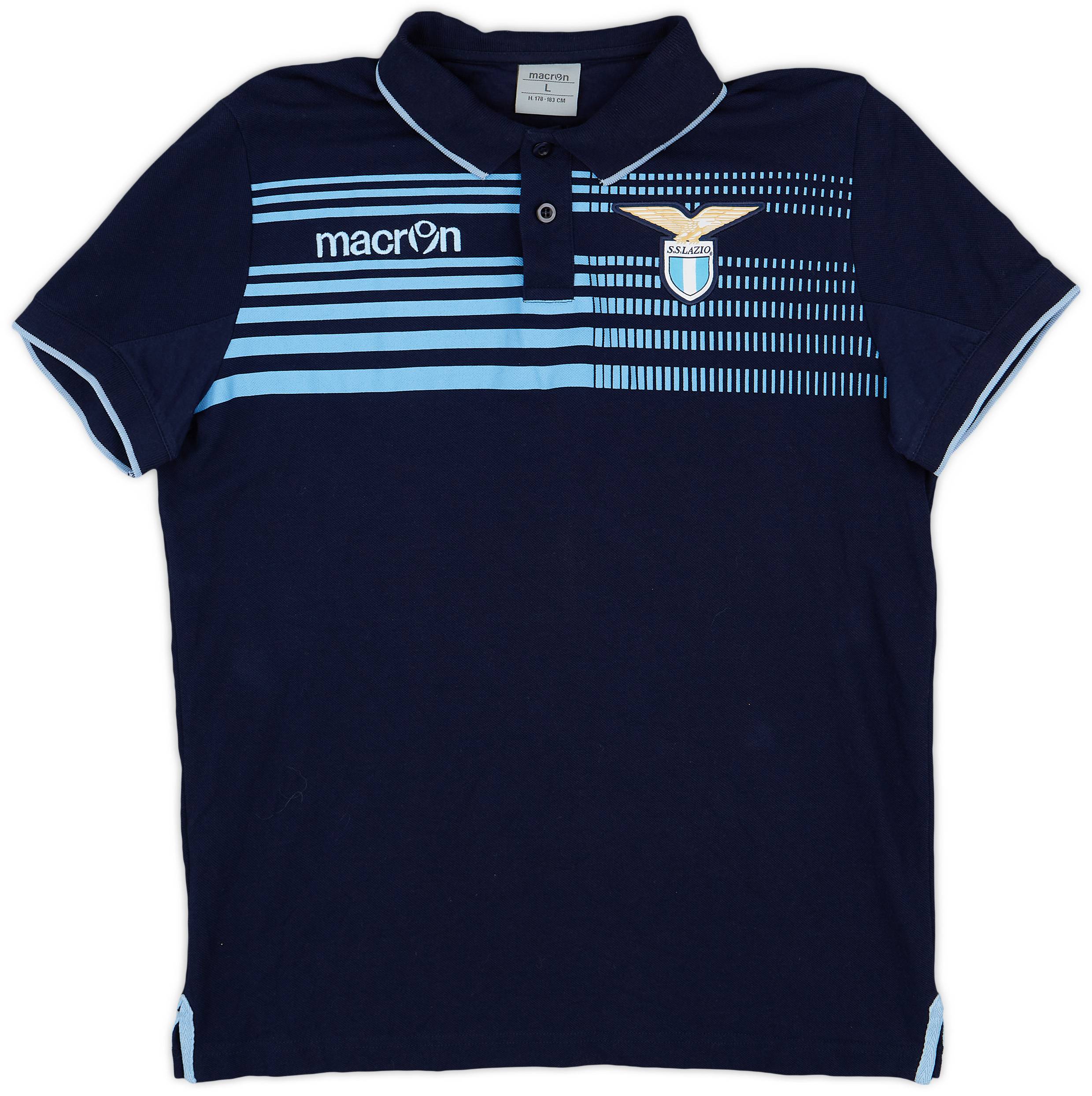 2014-15 Lazio Macron Polo Shirt - 8/10 - (L)