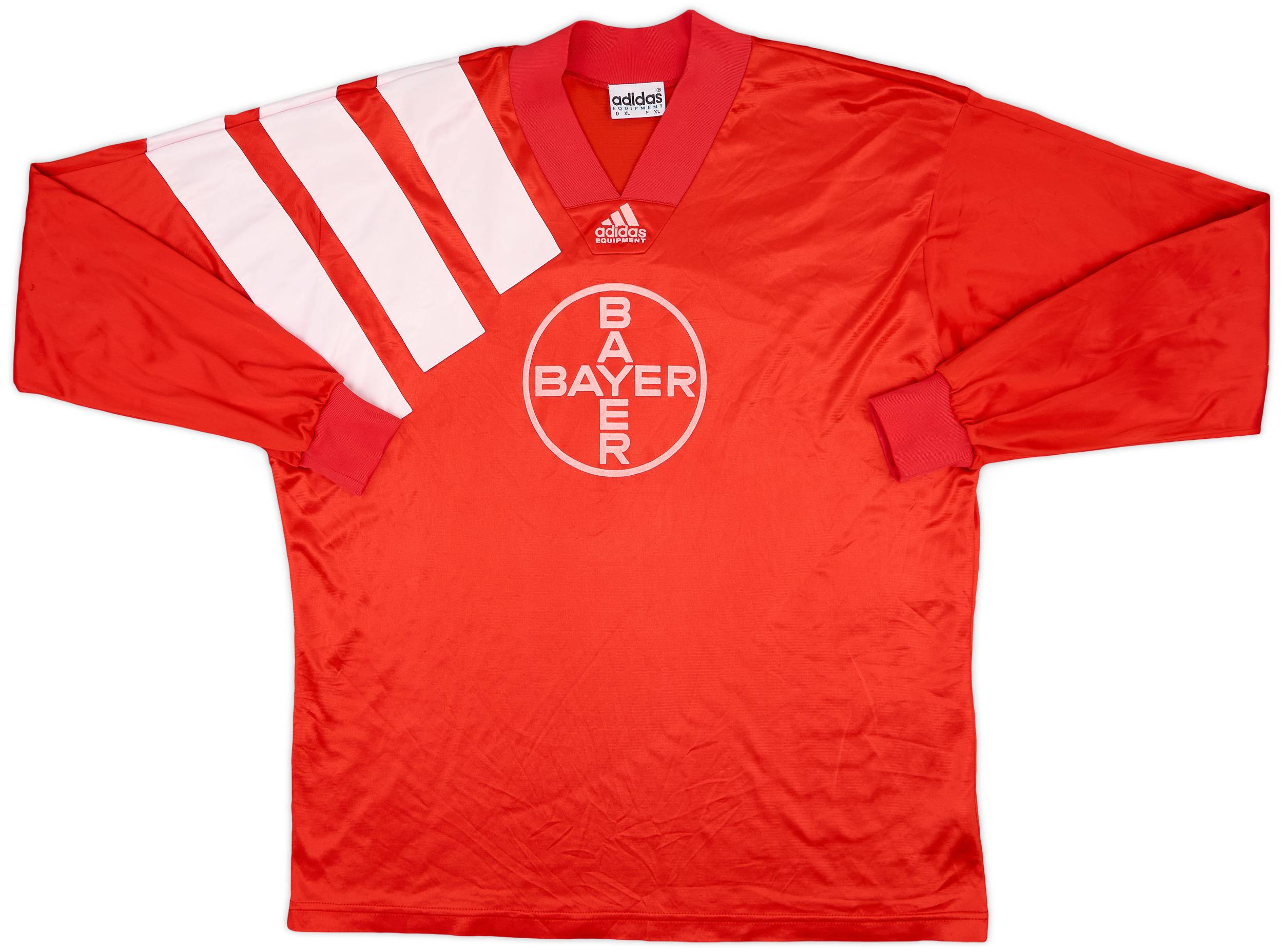 ゆ101★ adidas bayer Leverkusen 94-95  ゆ101☆ adidas bayer Leverkusen 94-95 home Vintage BAYER