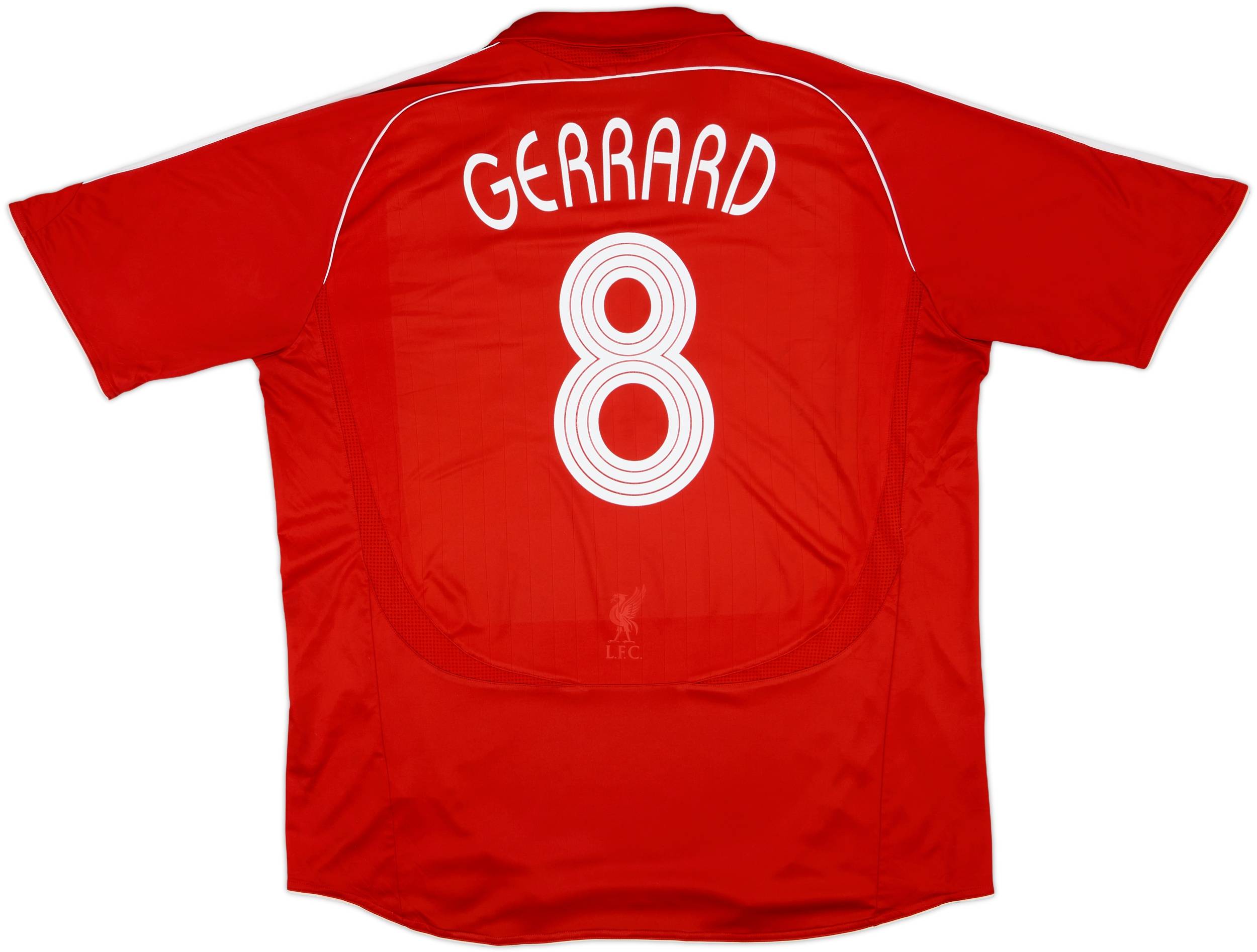2006-08 Liverpool Home Shirt Gerrard #8 - 5/10 - (3XL)