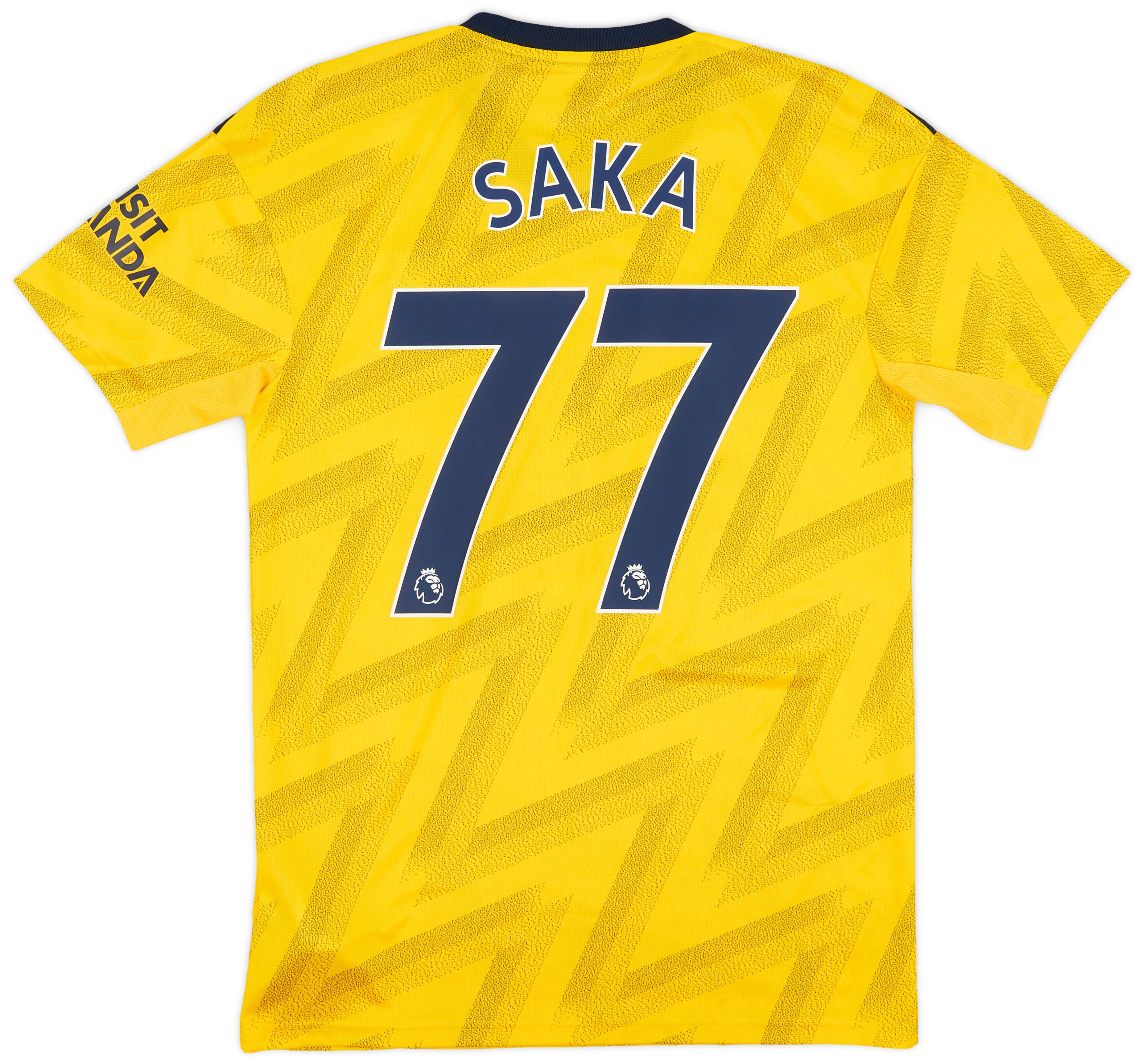 2019-20 Arsenal Away Shirt Saka #77 - 10/10 - (S)