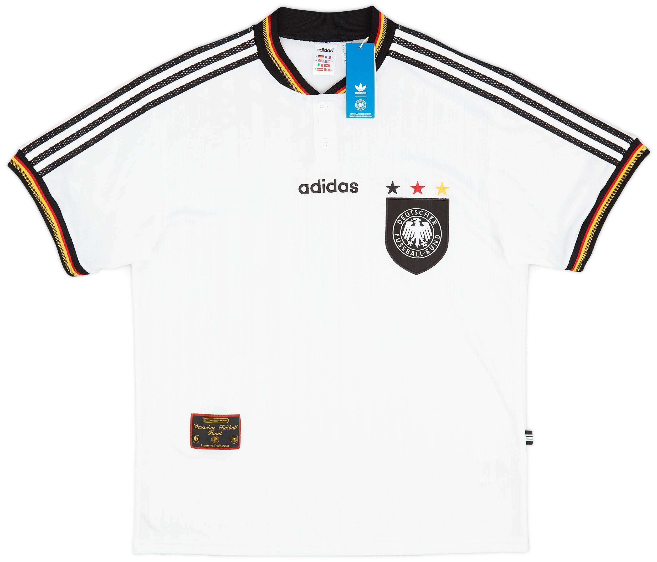 1996 Germany adidas Originals Reissue Home Shirt