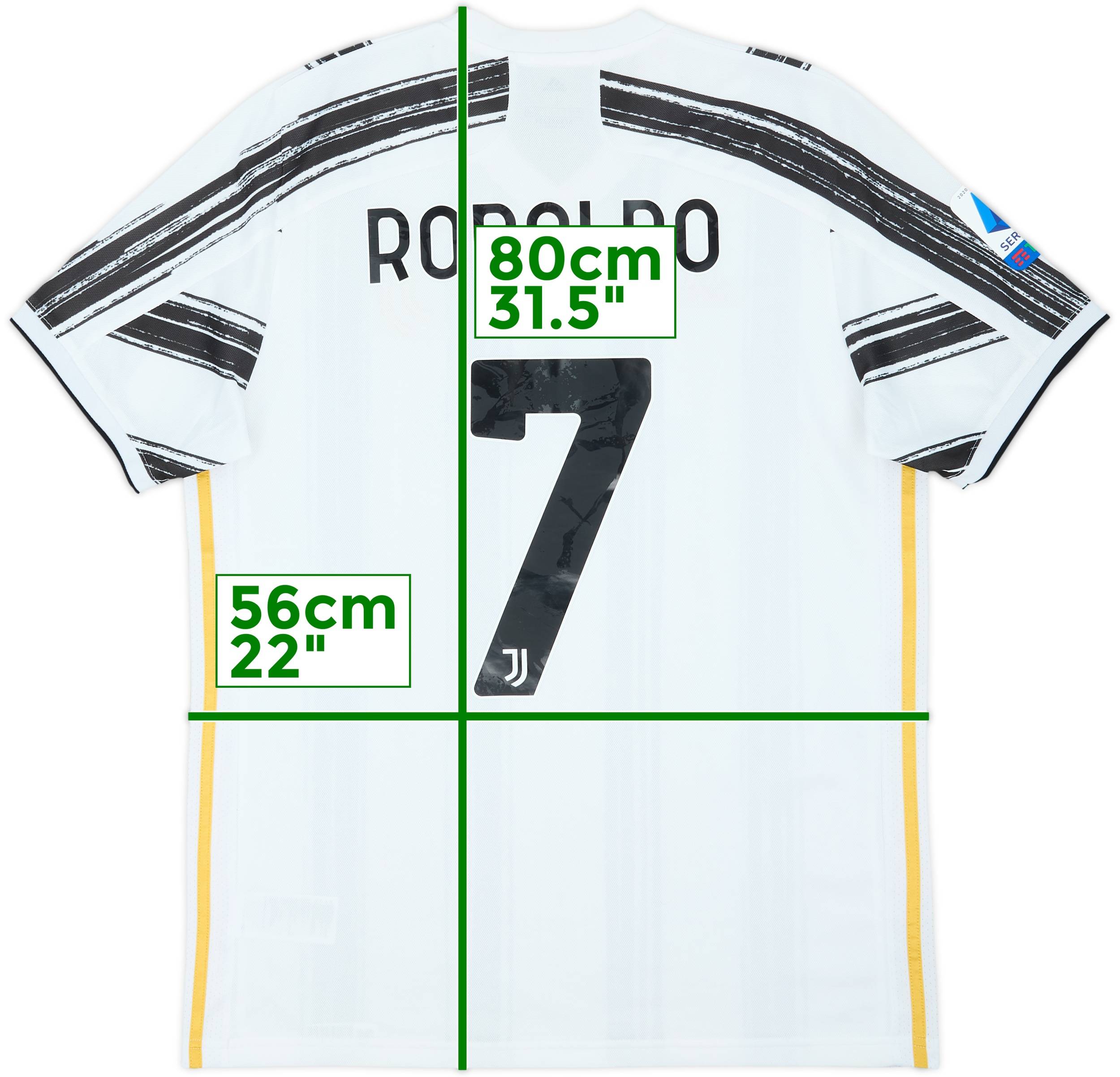 2020-21 Juventus Home Shirt Ronaldo #7 - 5/10 - (L)