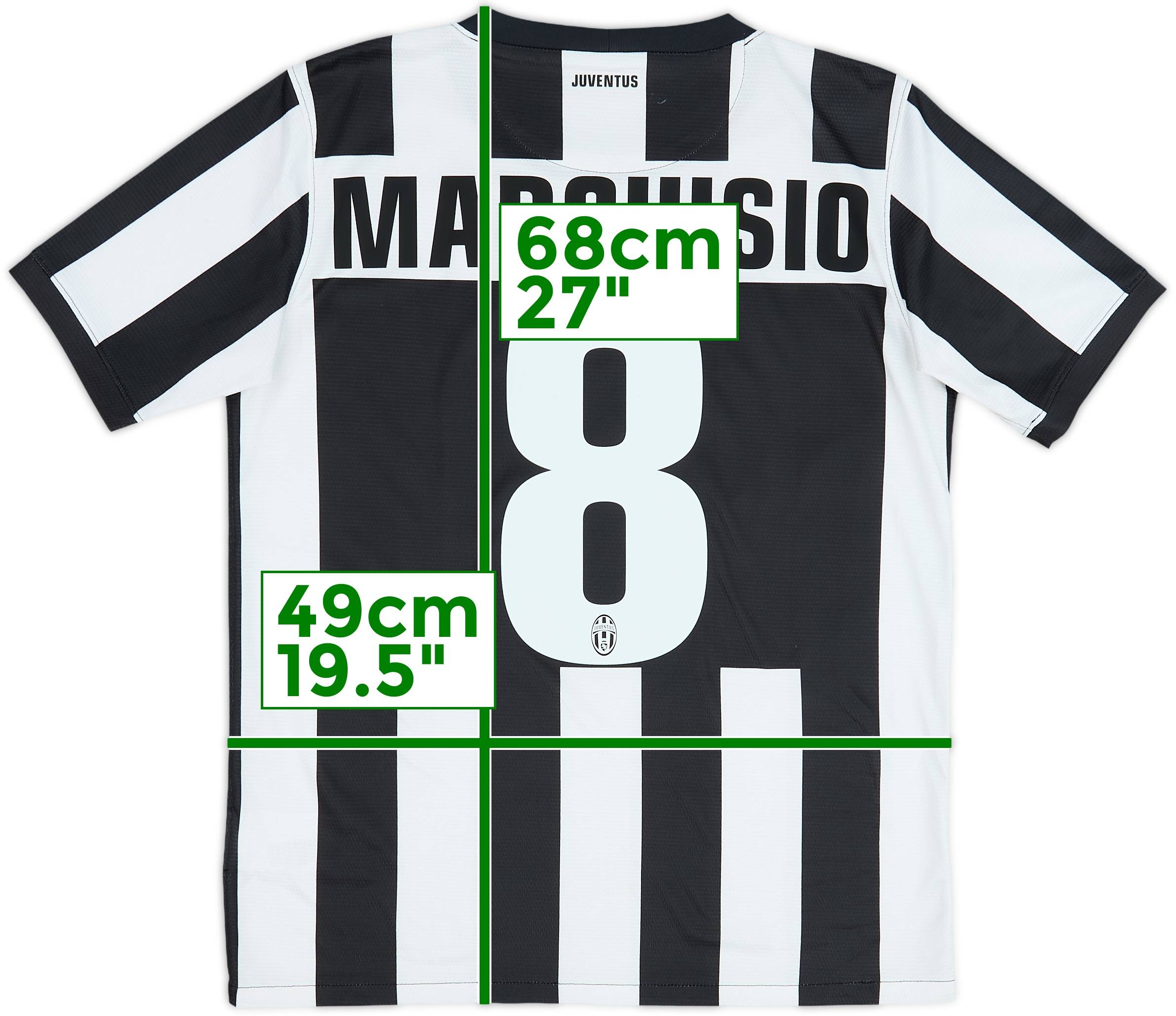 2012-13 Juventus Home Shirt Marchisio #8 - 7/10 - (XL.Boys)