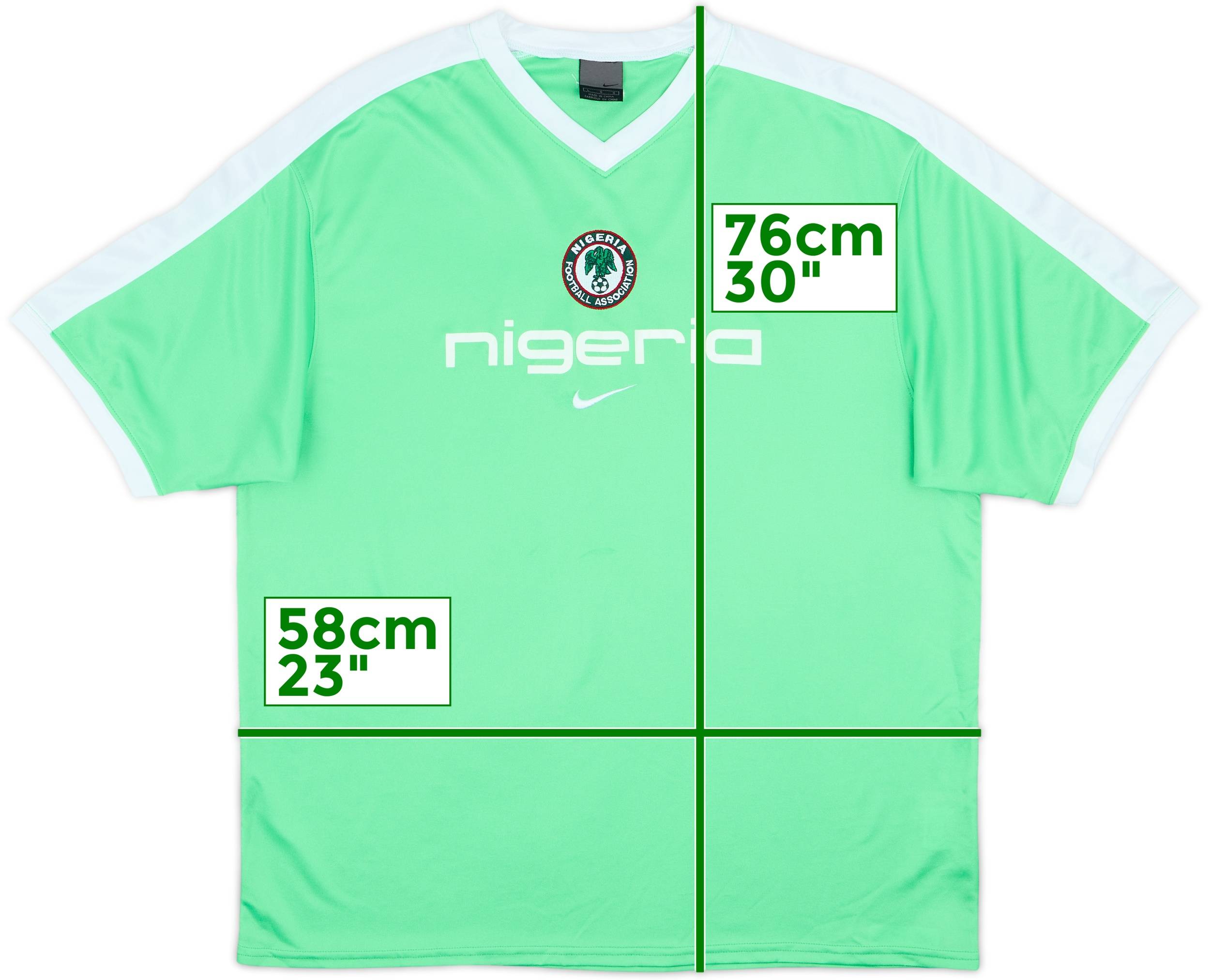 2002-04 Nigeria Nike Training Shirt - 9/10 - (L)