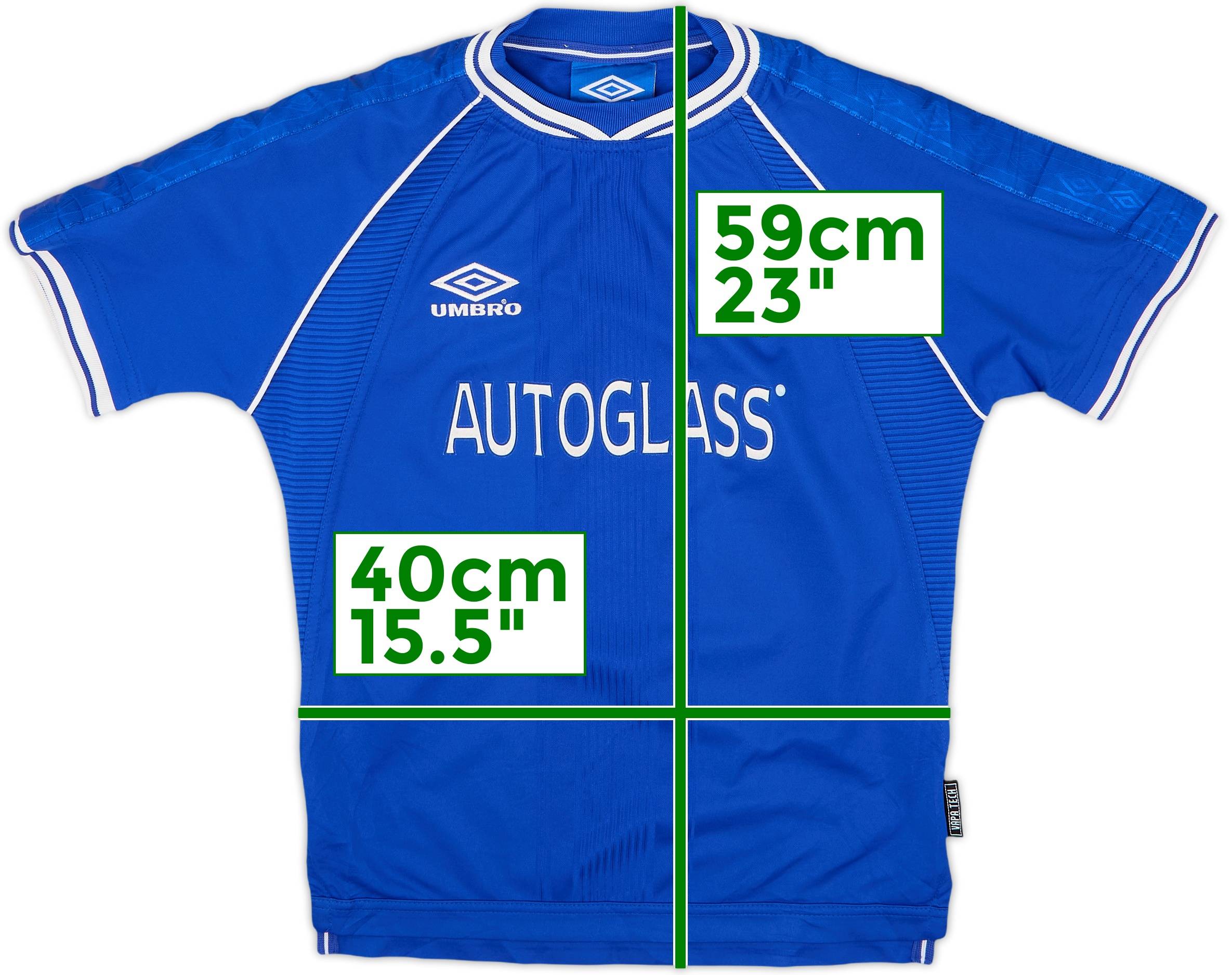 1999-01 Chelsea Home Shirt - 10/10 - (L.Boys)