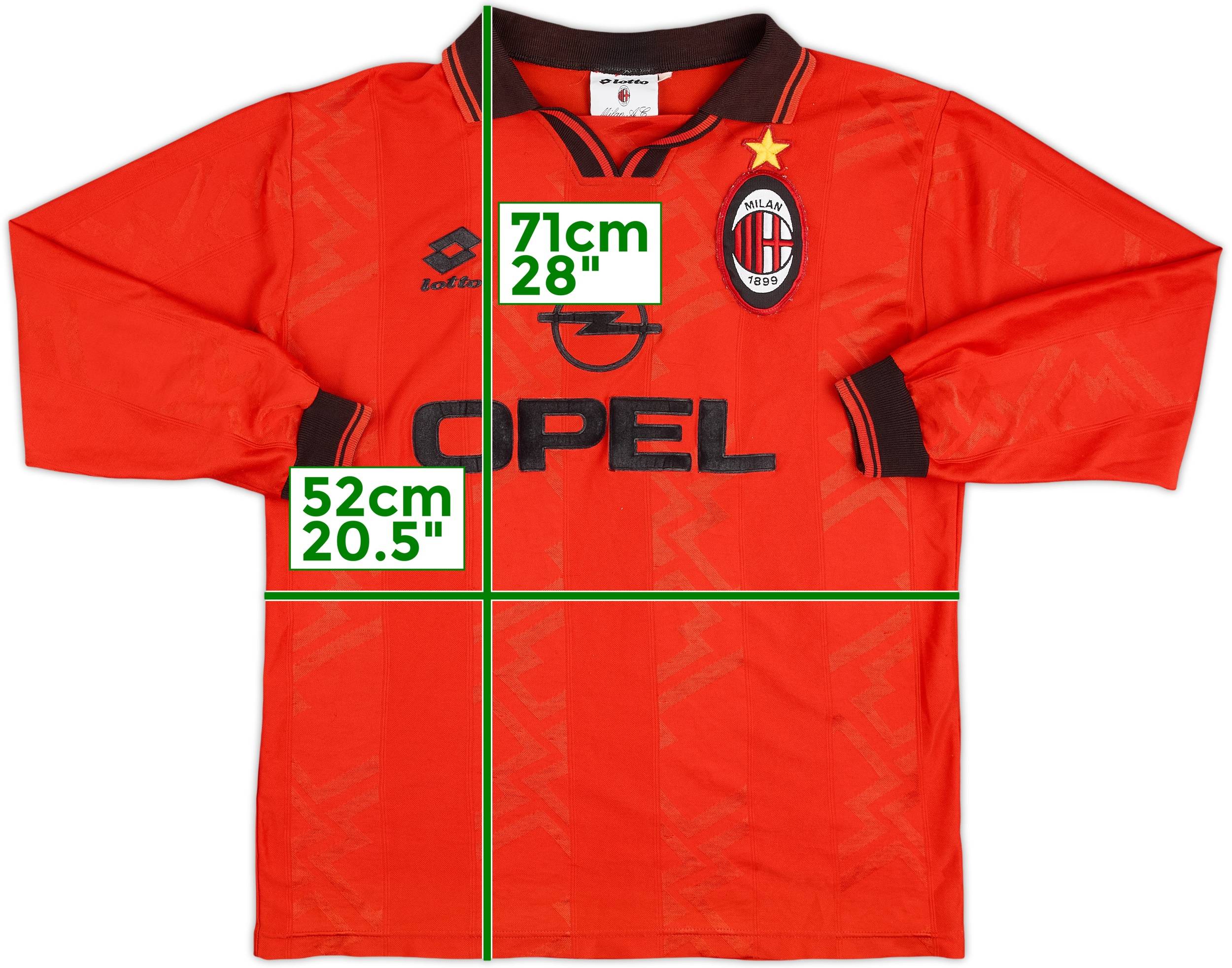 1996-97 AC Milan Fourth L/S Shirt - 5/10 - (L)