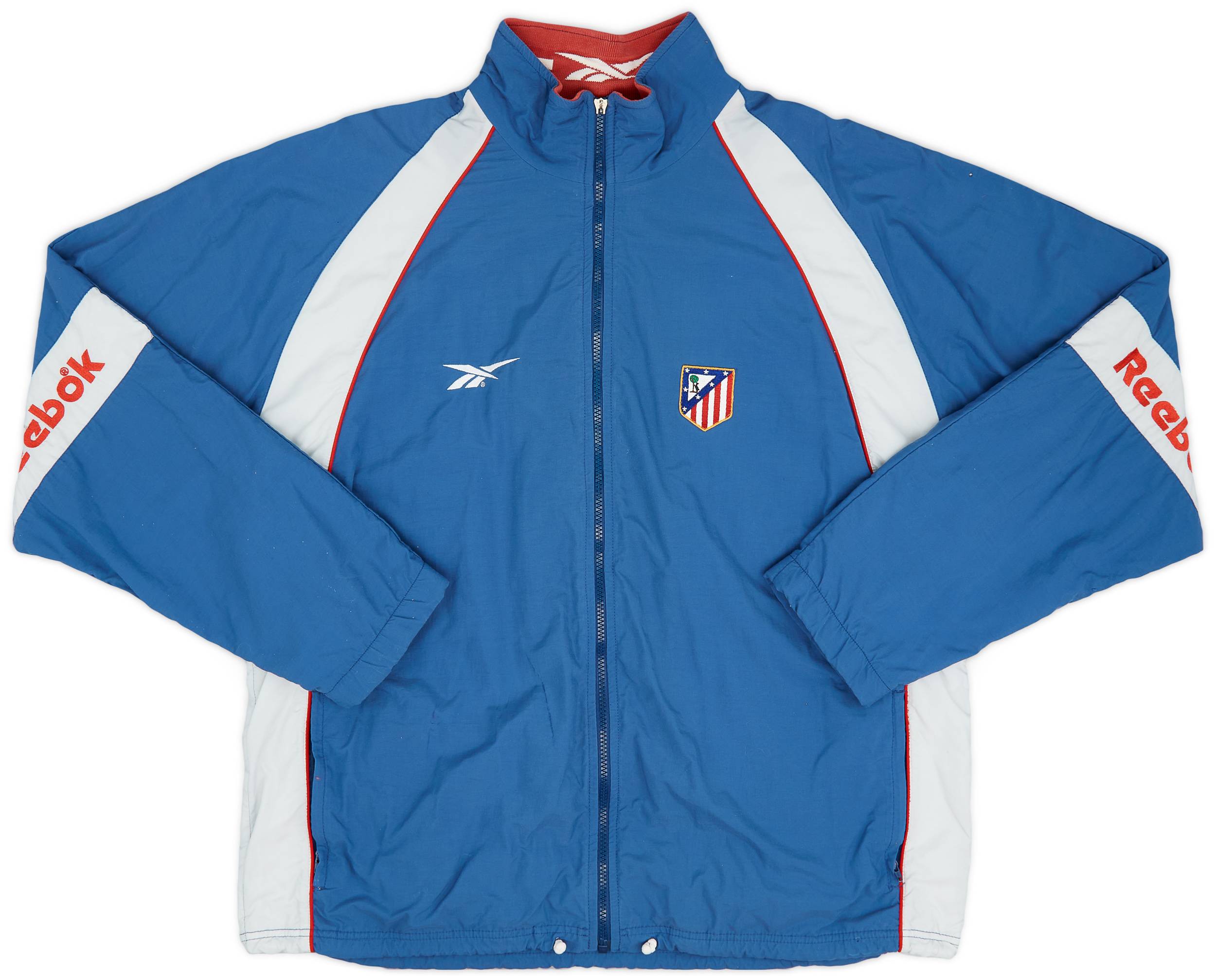 1998-99 Atletico Madrid Reebok Track Jacket - 7/10 - (XL)