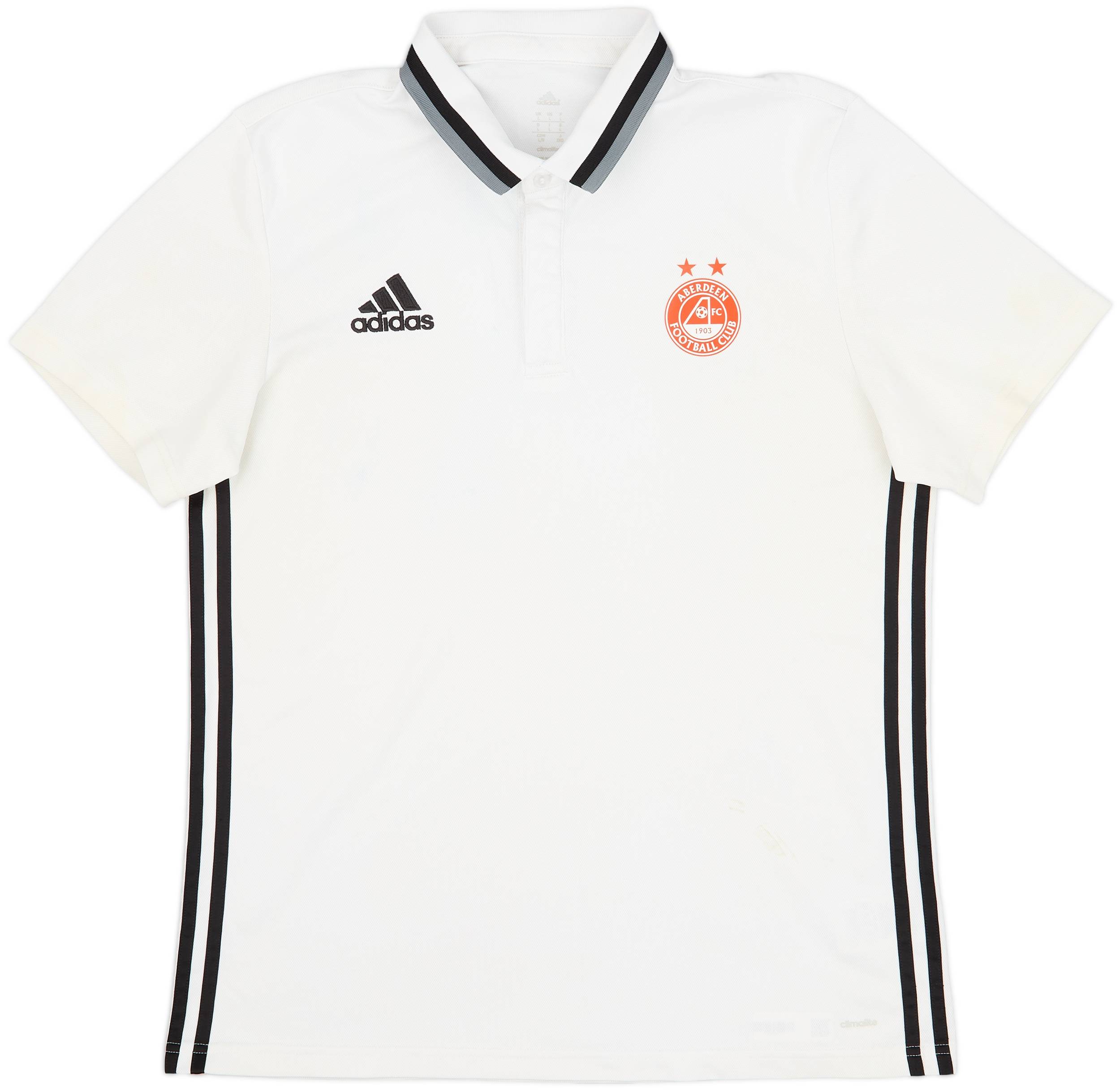 2015-16 Aberdeen adidas Polo Shirt - 5/10 - (L)