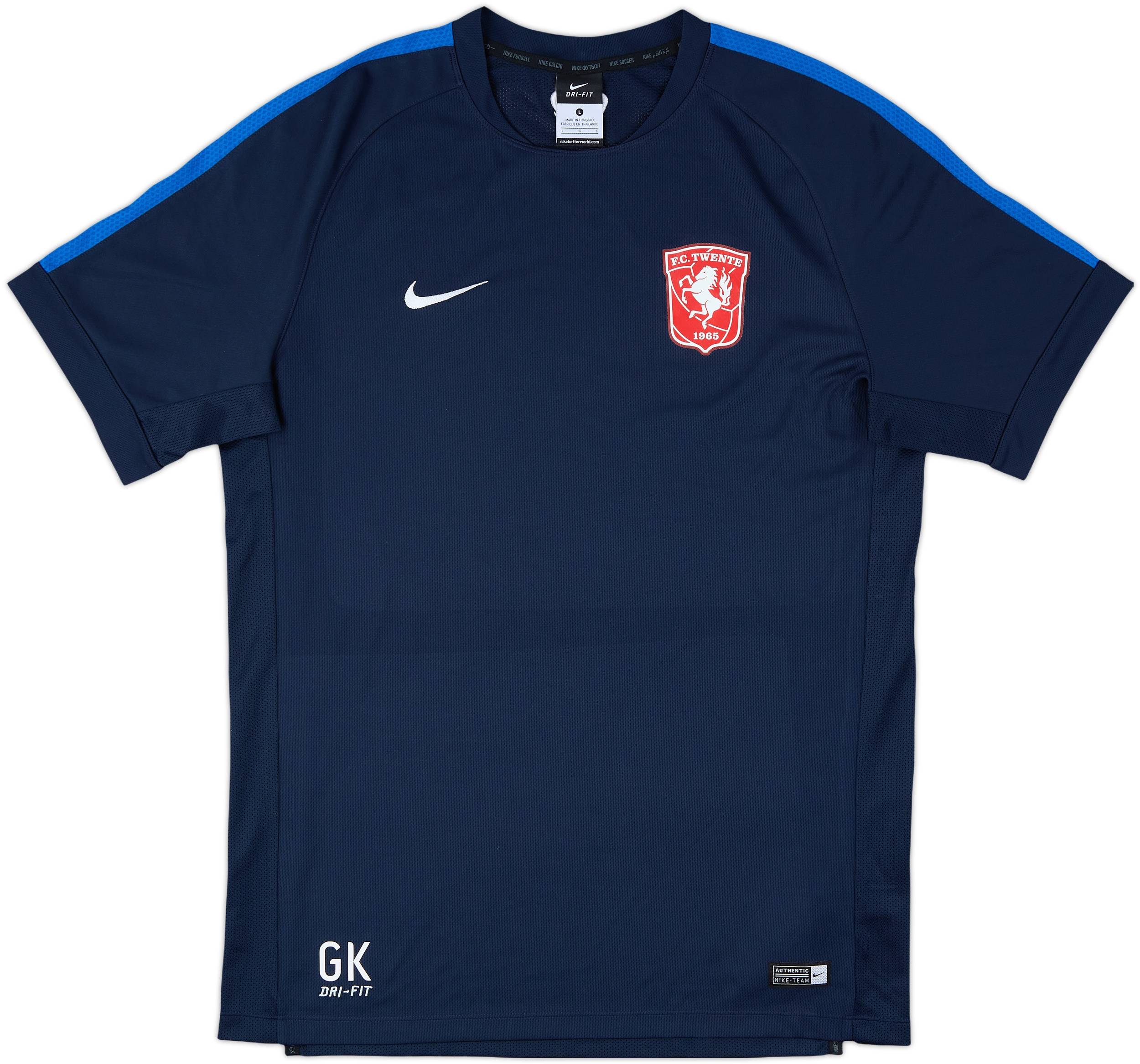 2015-16 FC Twente Staff Issue Nike Training Shirt GK - 9/10 - (L)