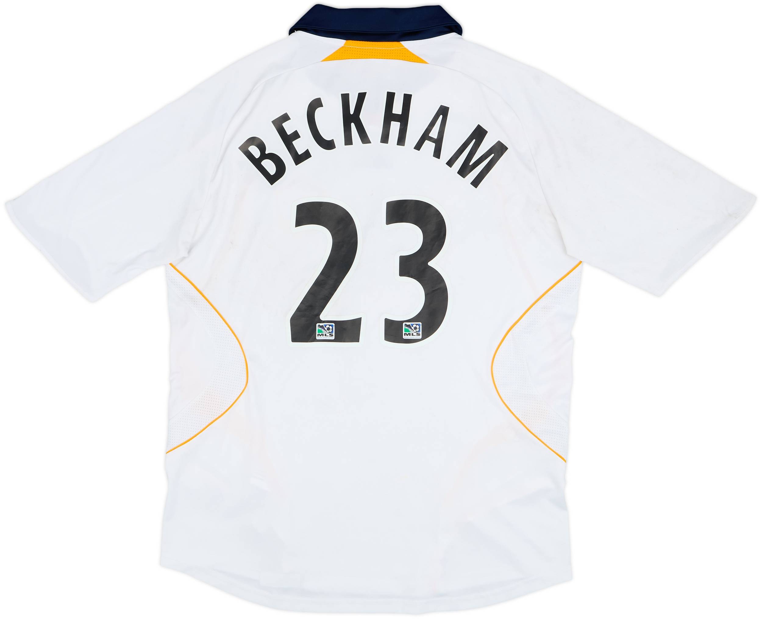 2007-08 LA Galaxy Home Shirt Beckham #23 - 5/10 - (L)