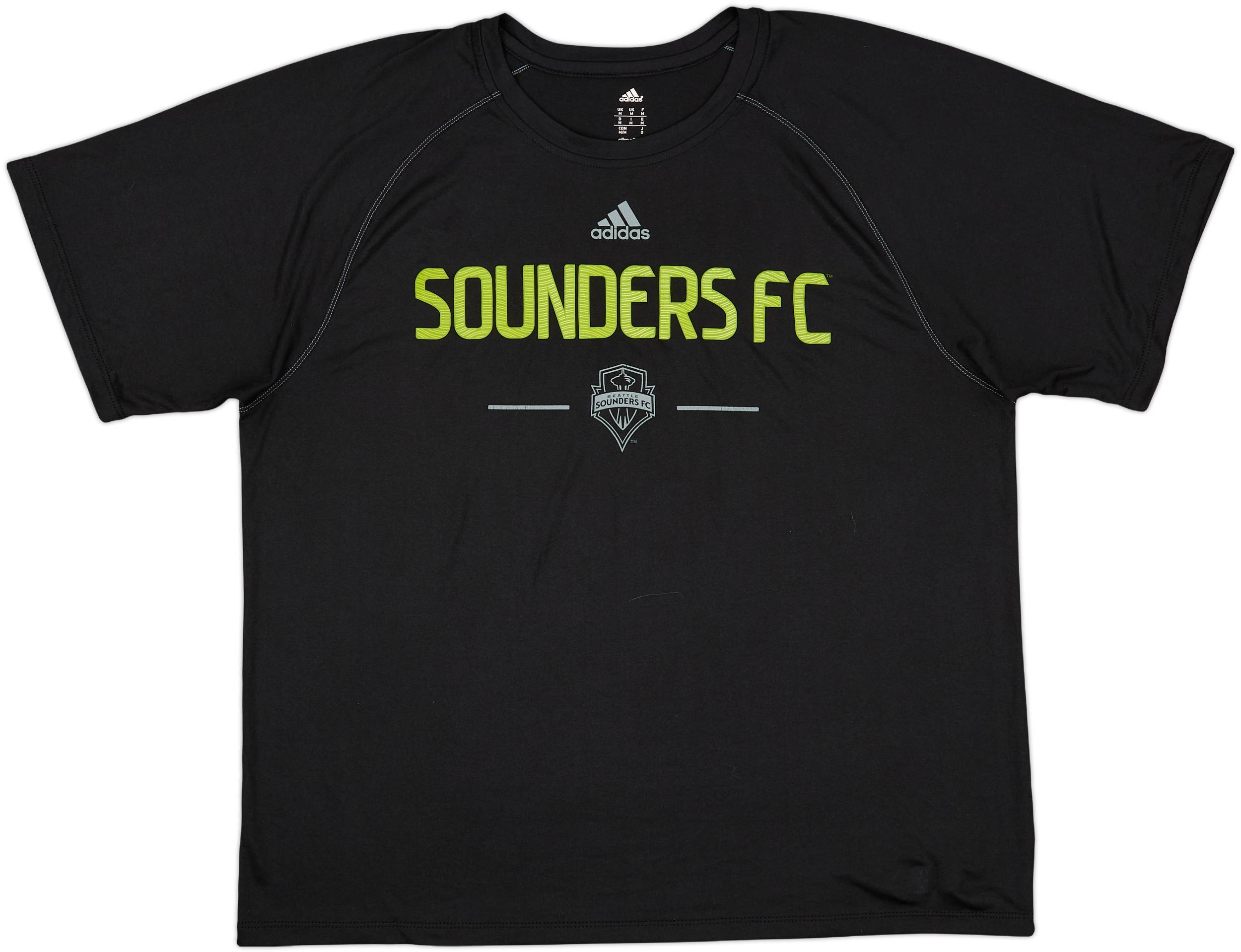 2013 Seattle Sounders adidas Cotton T-Shirt - 8/10 - (M)