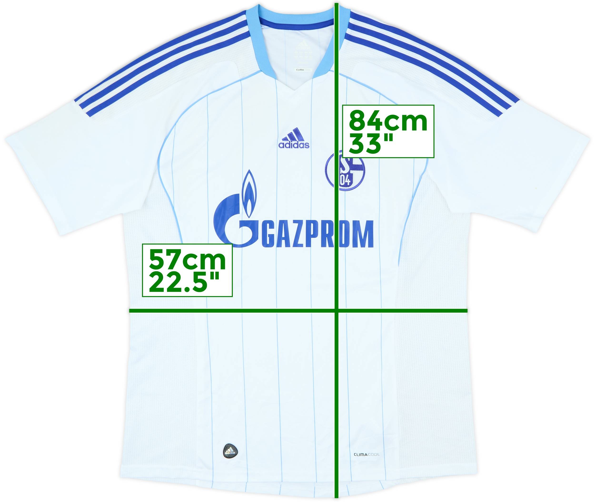 ウェア Schalke 04 2010 2011 away FC Schalke 04 Third 2010-2011 Match Issued sign football