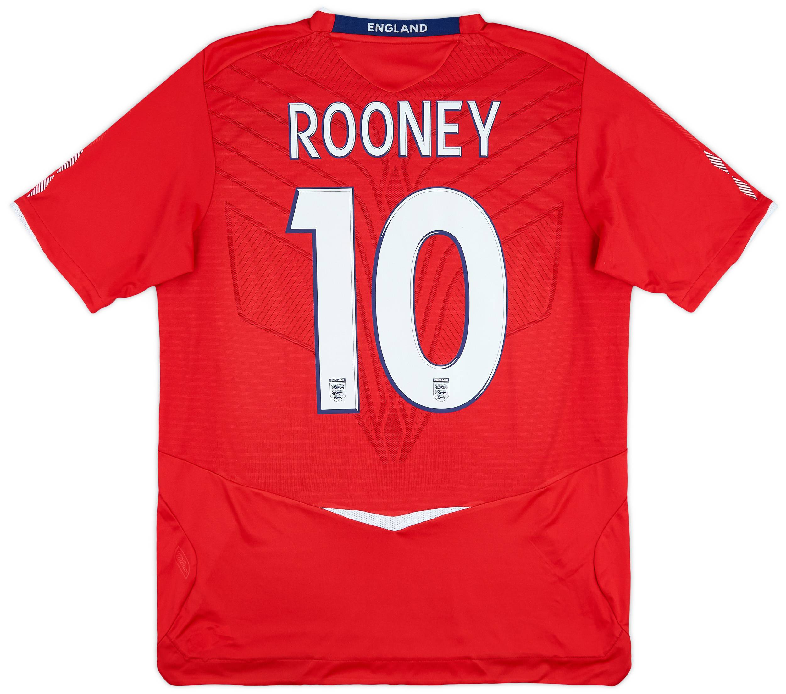 2008-10 England Away Shirt Rooney #9 - 9/10 - (L)