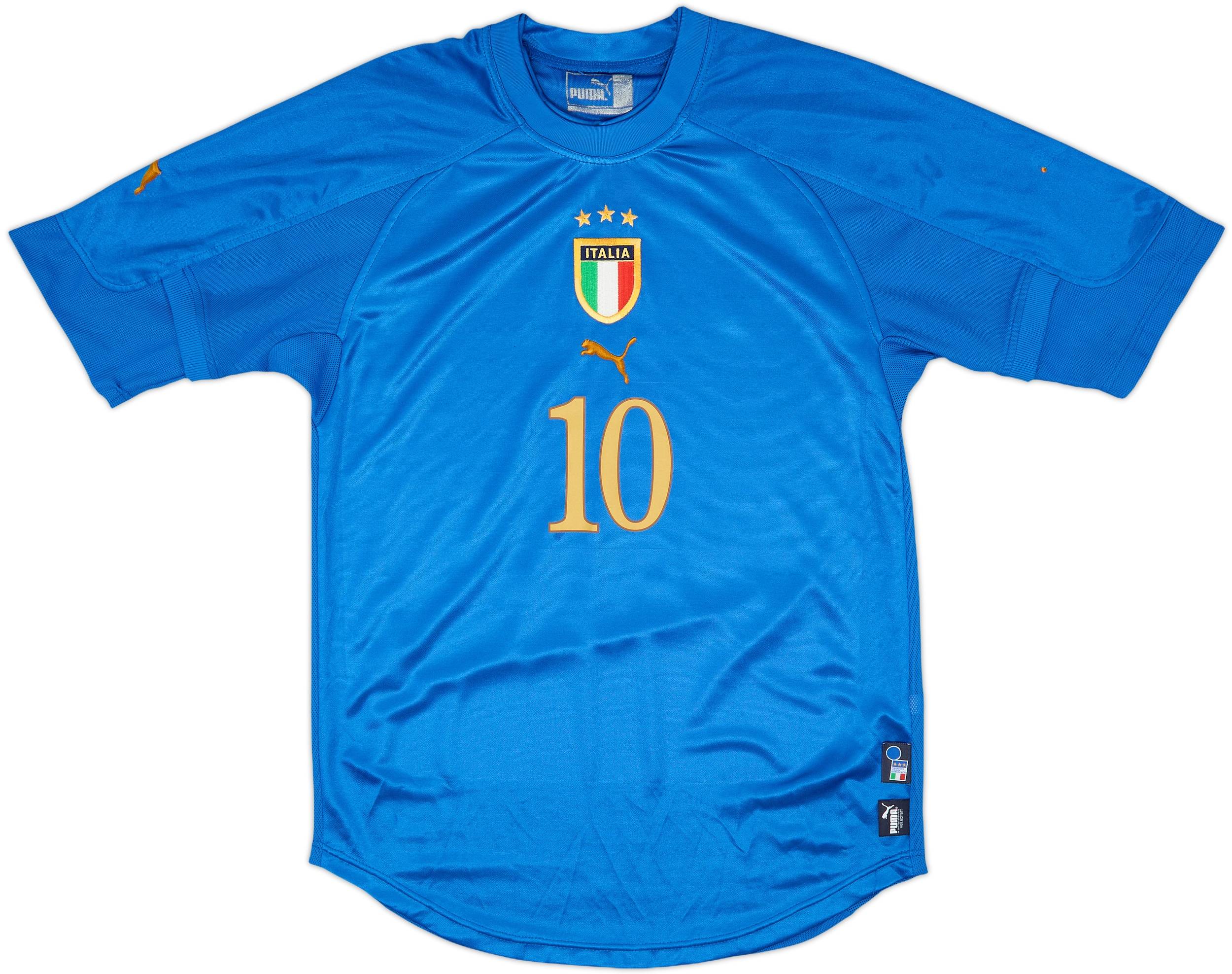 【公式】イタリア代表EURO2004ユニフォーム #10トッティ 公式】イタリア代表EURO2004ユニフォーム #10トッティ - メルカリ