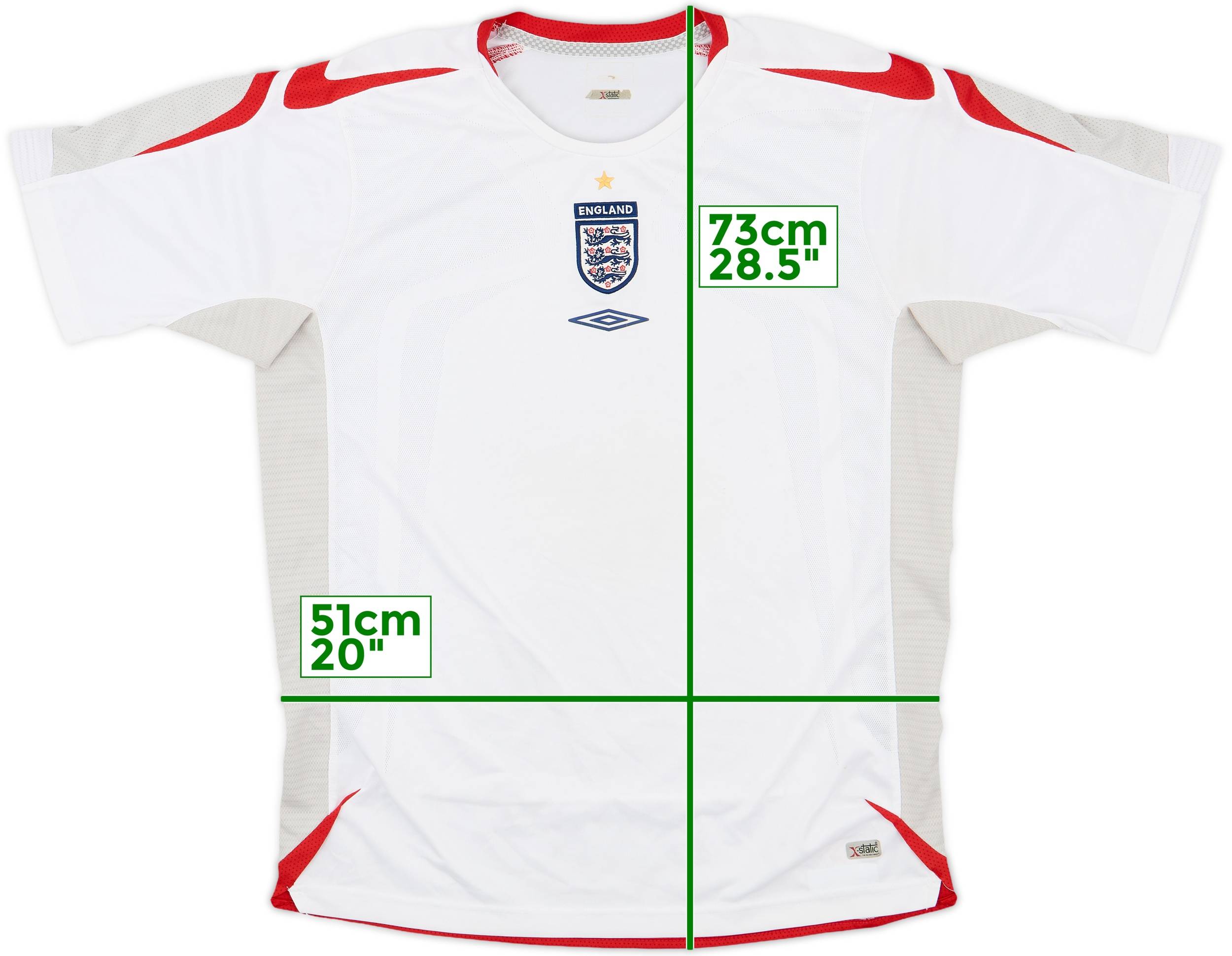 ウェア 2007 England Training Set Up 2007-09 England Umbro Training Shirt - 8/10 - (L)