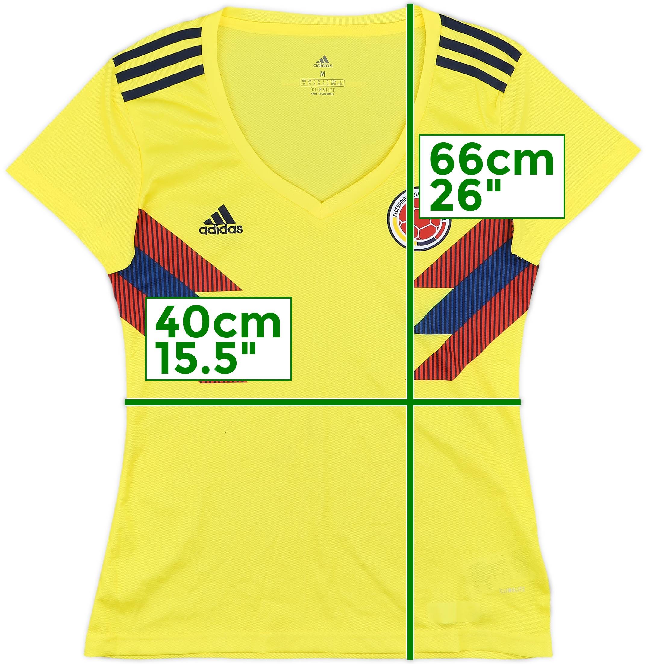 2018-19 Colombia Home Shirt 7/10 (Women's M)