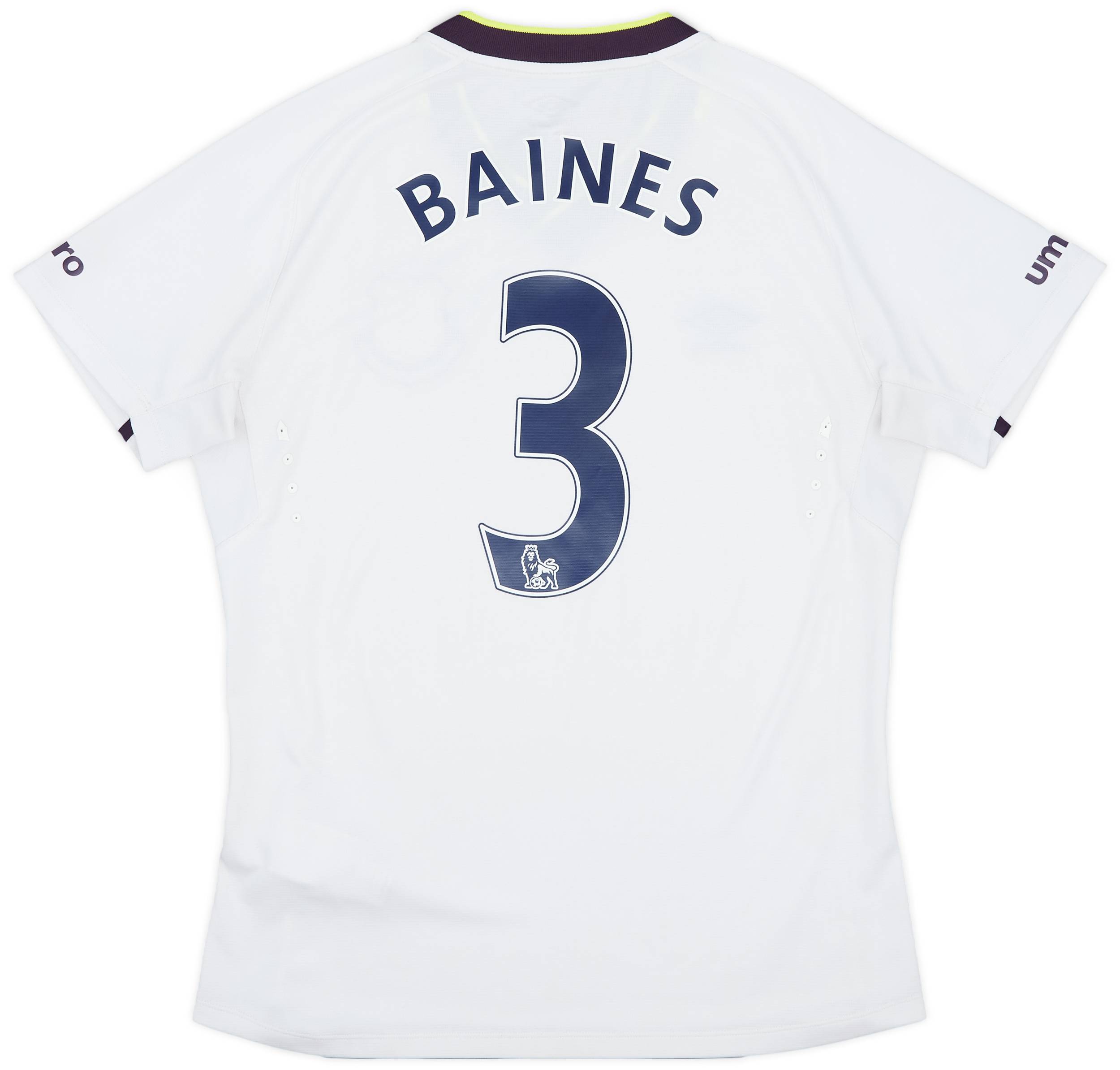 2014-15 Everton Third Shirt Baines #3 - 6/10 - (S)