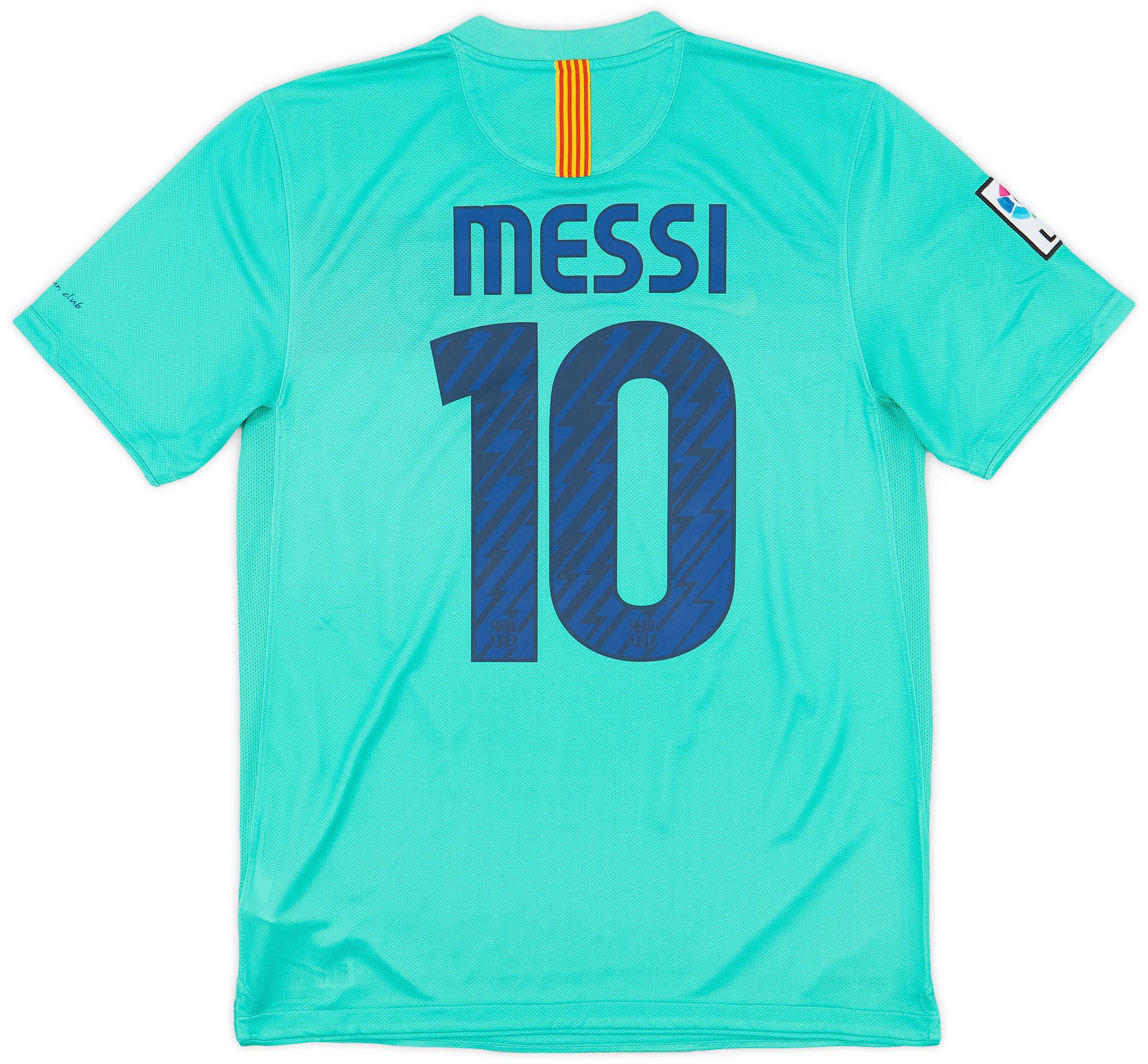 2010-11 Barcelona Away Shirt Messi #10 - 9/10 - (M)
