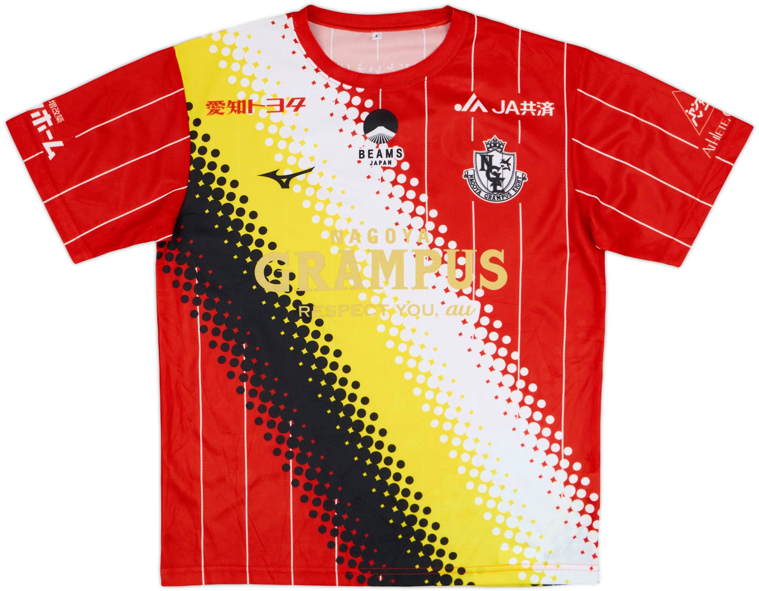 Nagoya Grampus 赤シャツ 2022 Nagoya Grampus Eight x Beams Stadium Shirt - 8/10 - (L)