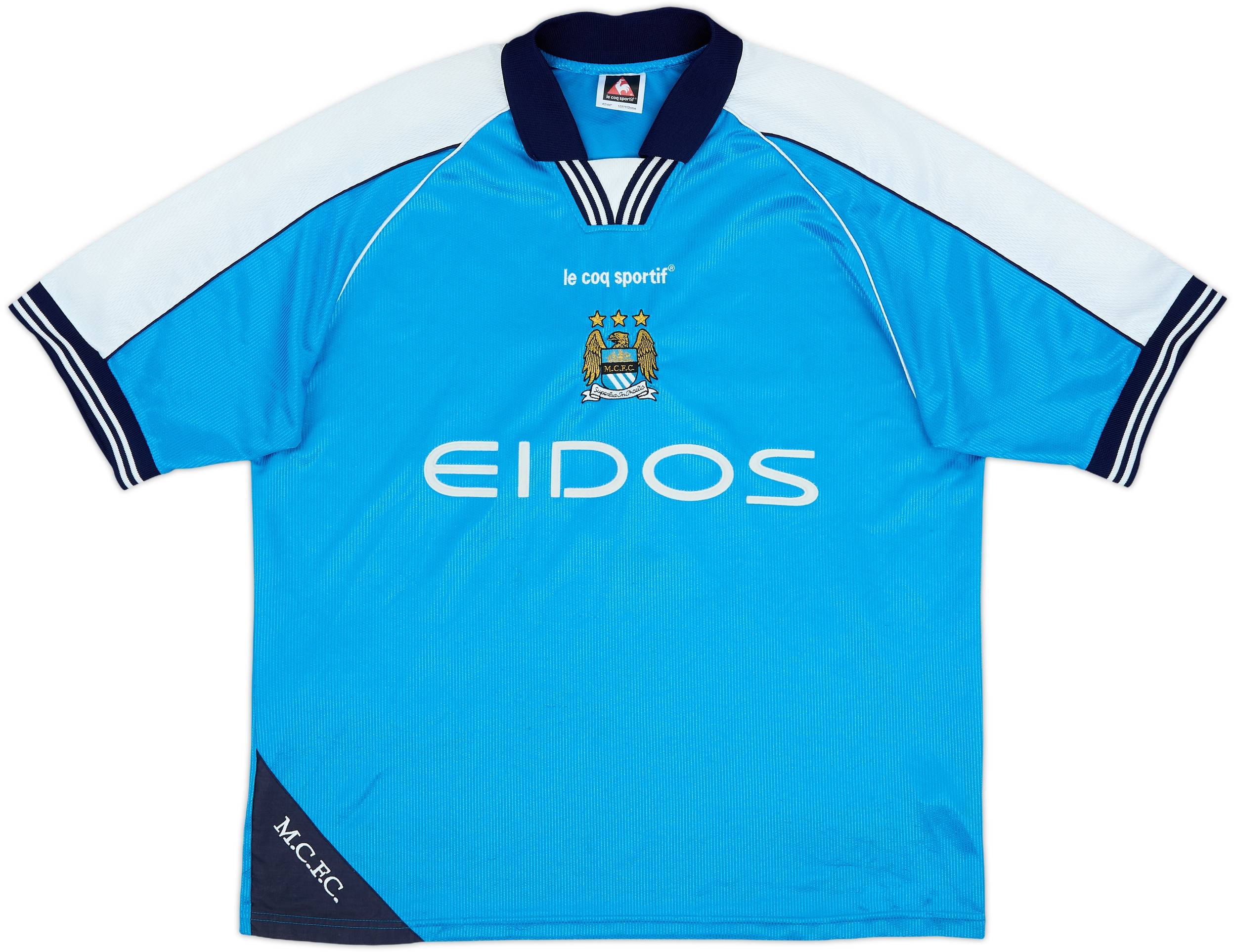 マンチェスター・シティ1999 ユニフォーム MANCHESTER CITY 1999 2001 DICKOV HOME SHIRT FOOTBALL SOCCER BOYS