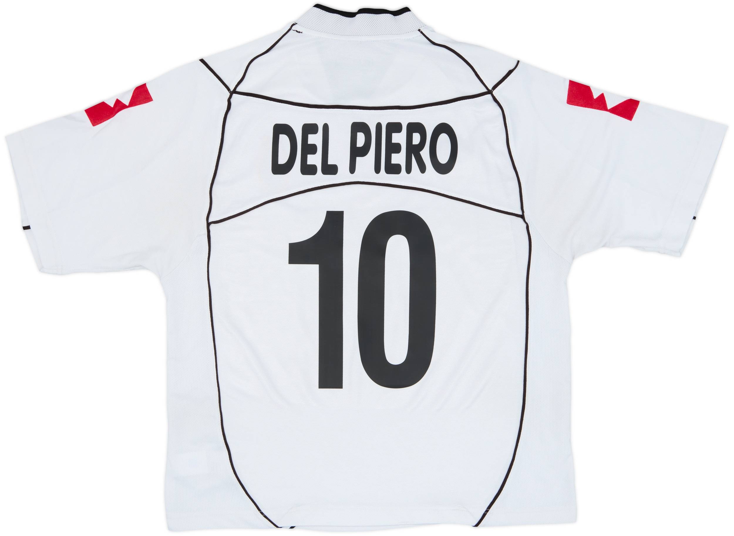 2002-03 Juventus Away Shirt Del Piero #10 - 7/10 - (L)