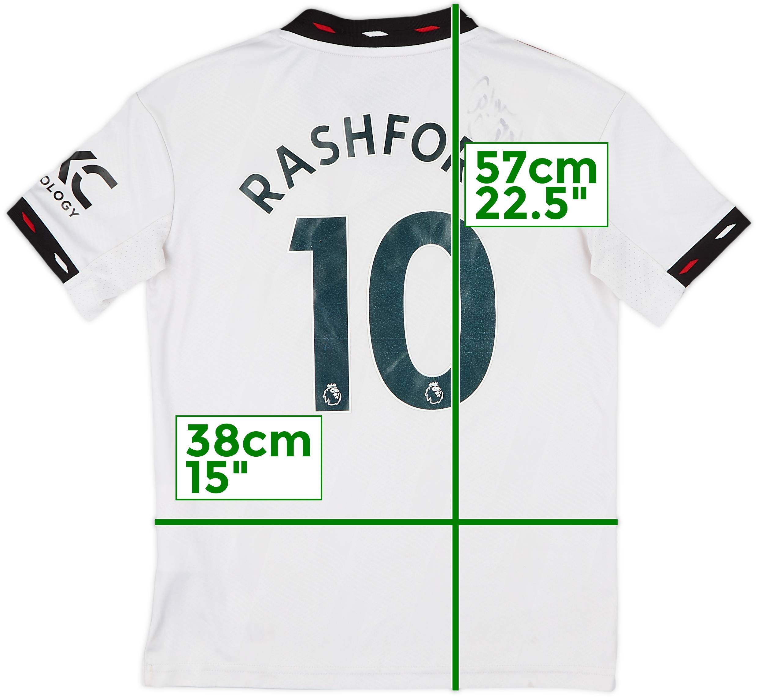2022-23 Manchester United Away Shirt Rashford #10 - 5/10 - (S.Boys)