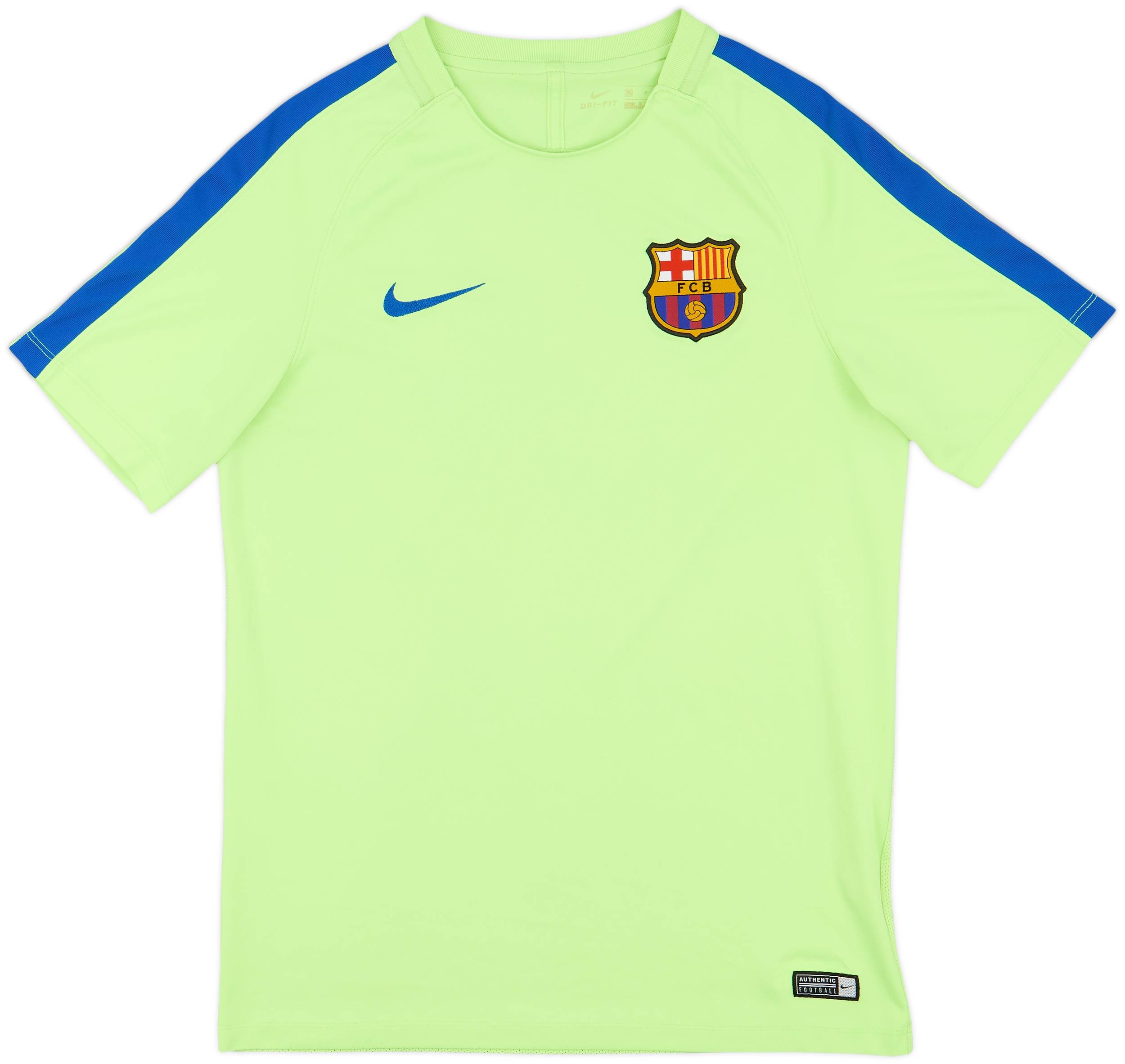 2017-18 Barcelona Nike Training Shirt - 8/10 - (M)