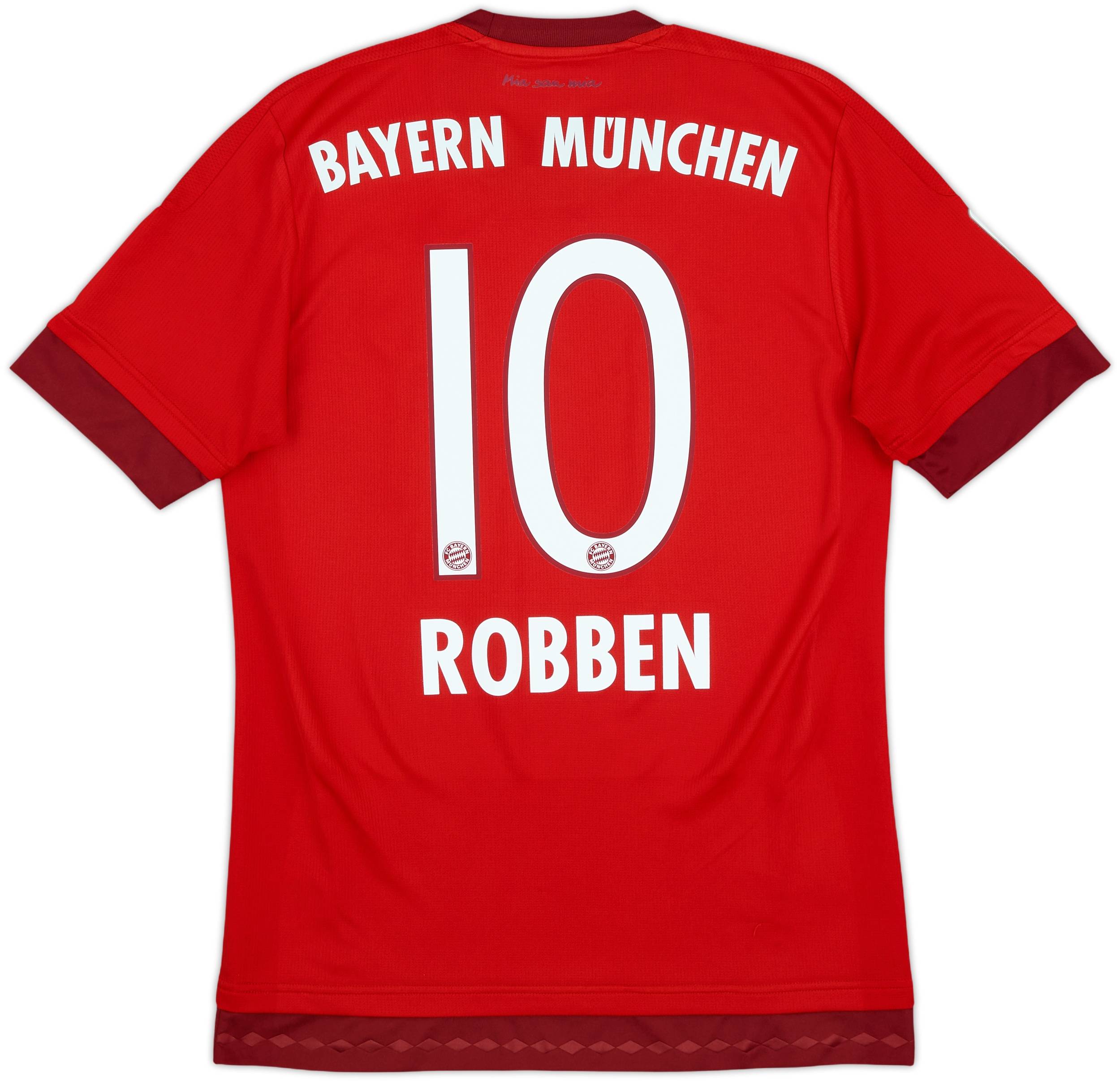 2015-16 Bayern Munich Home Shirt Robben #10 - 8/10 - (S)