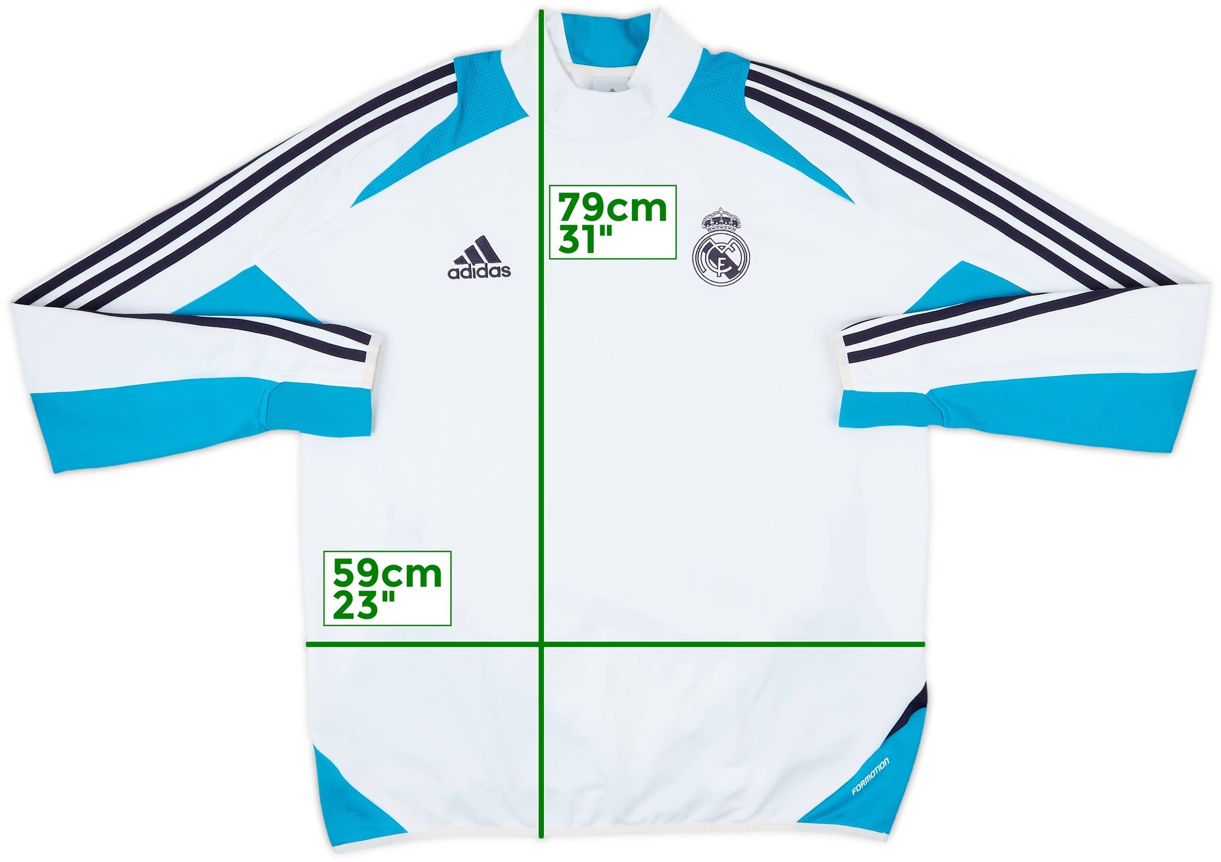  Real Madrid 12/13Lサイズ 2012-13 Real Madrid adidas Drill Top - 10/10 - (L/XL)